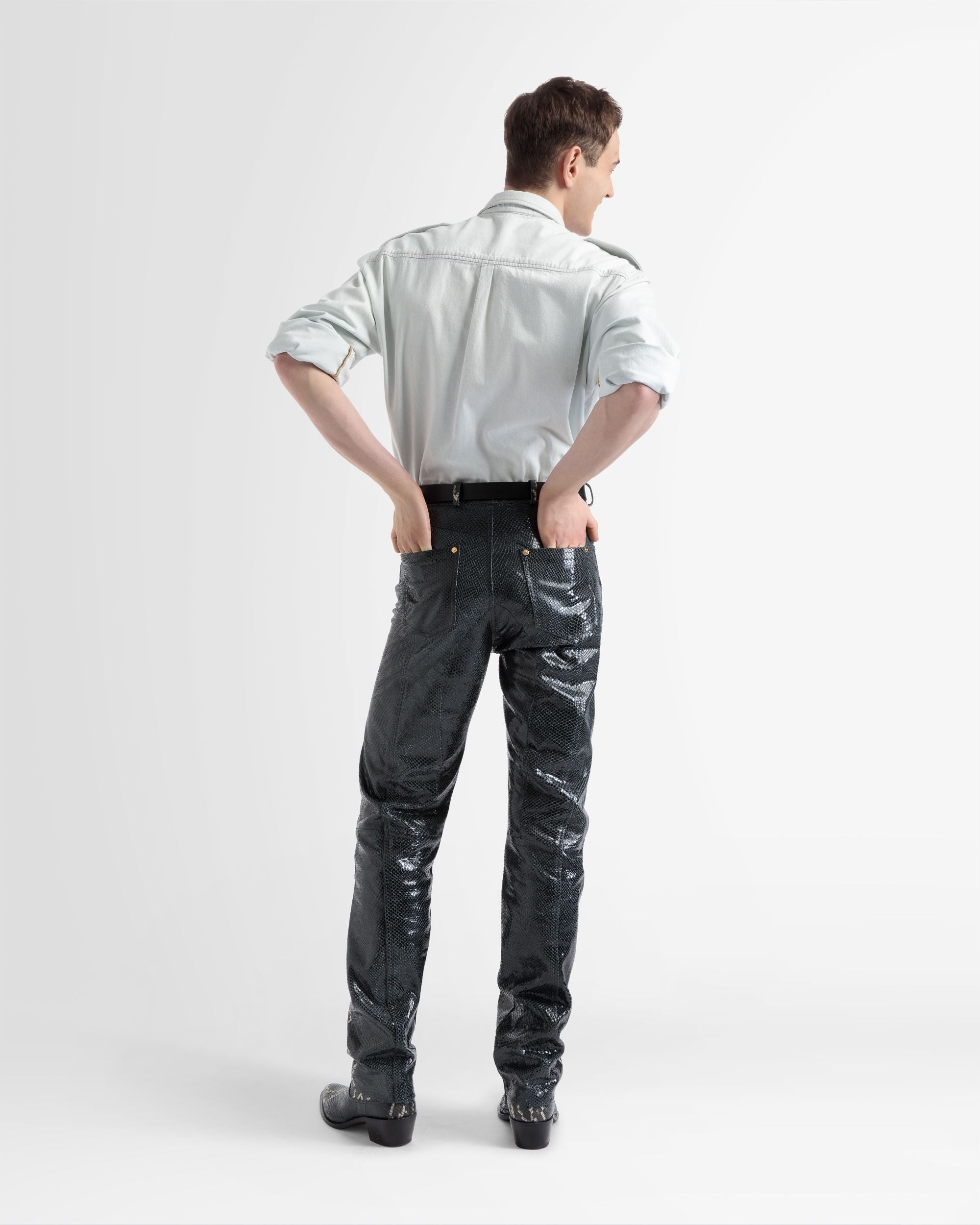 Chemise À Manches Longues En Coton - Homme - Bally - 06