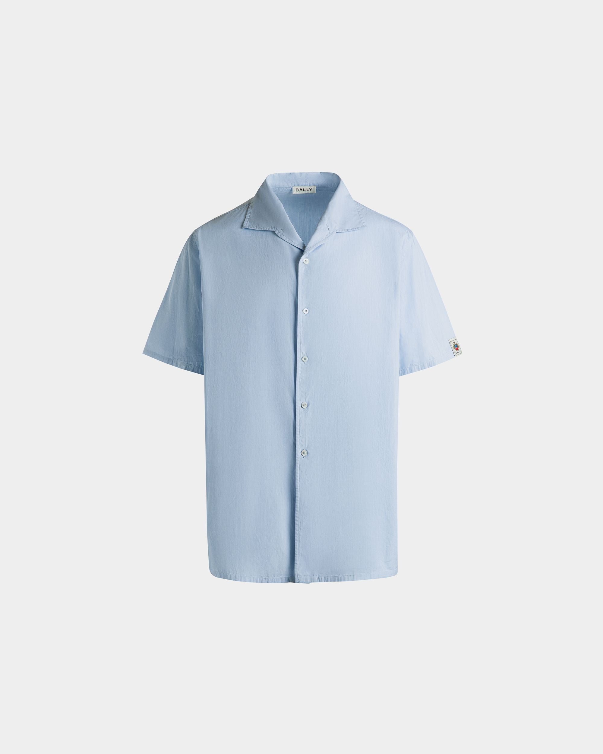 Chemise En Coton Light Blue - Homme - Bally - 01
