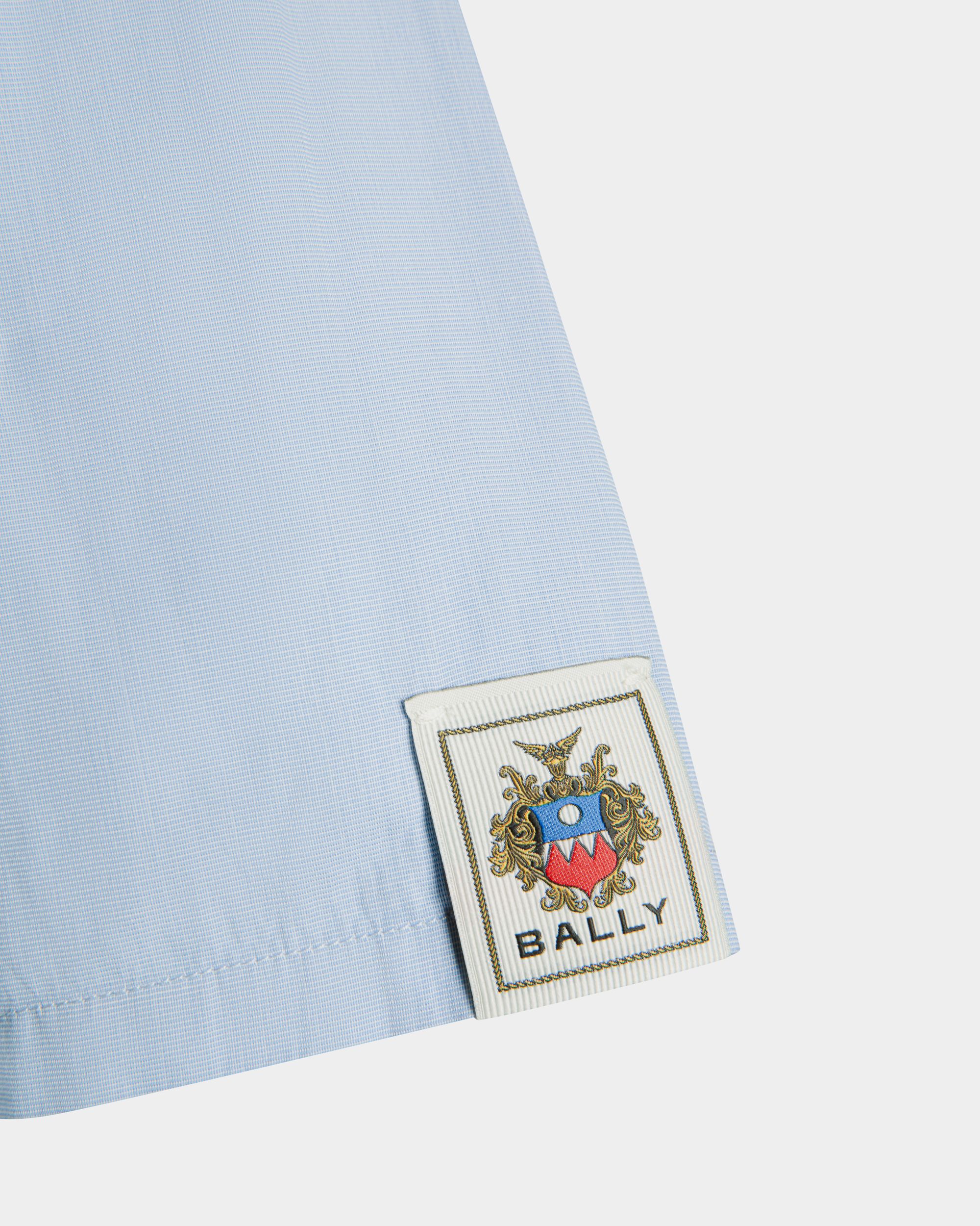 Chemise En Coton Light Blue - Homme - Bally - 05