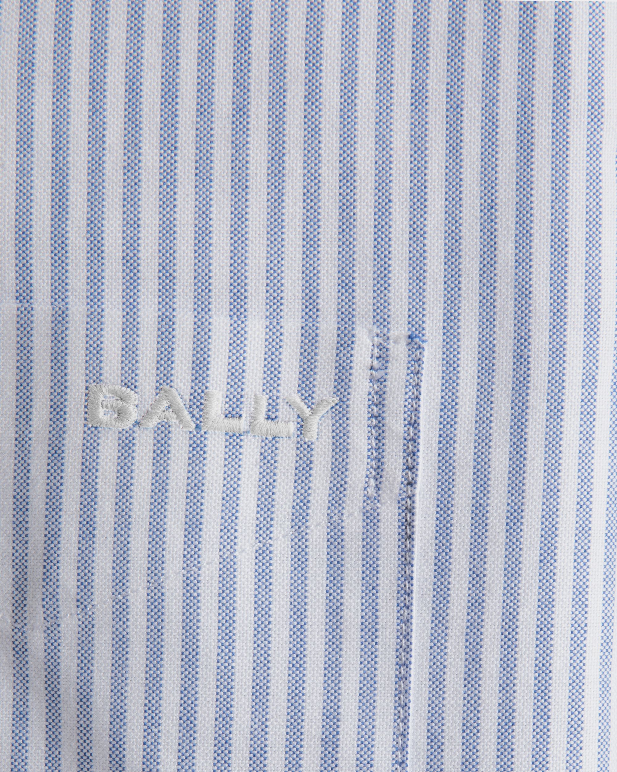 Chemise Regular À Manches Longues En Coton Light Blue - Homme - Bally - 02
