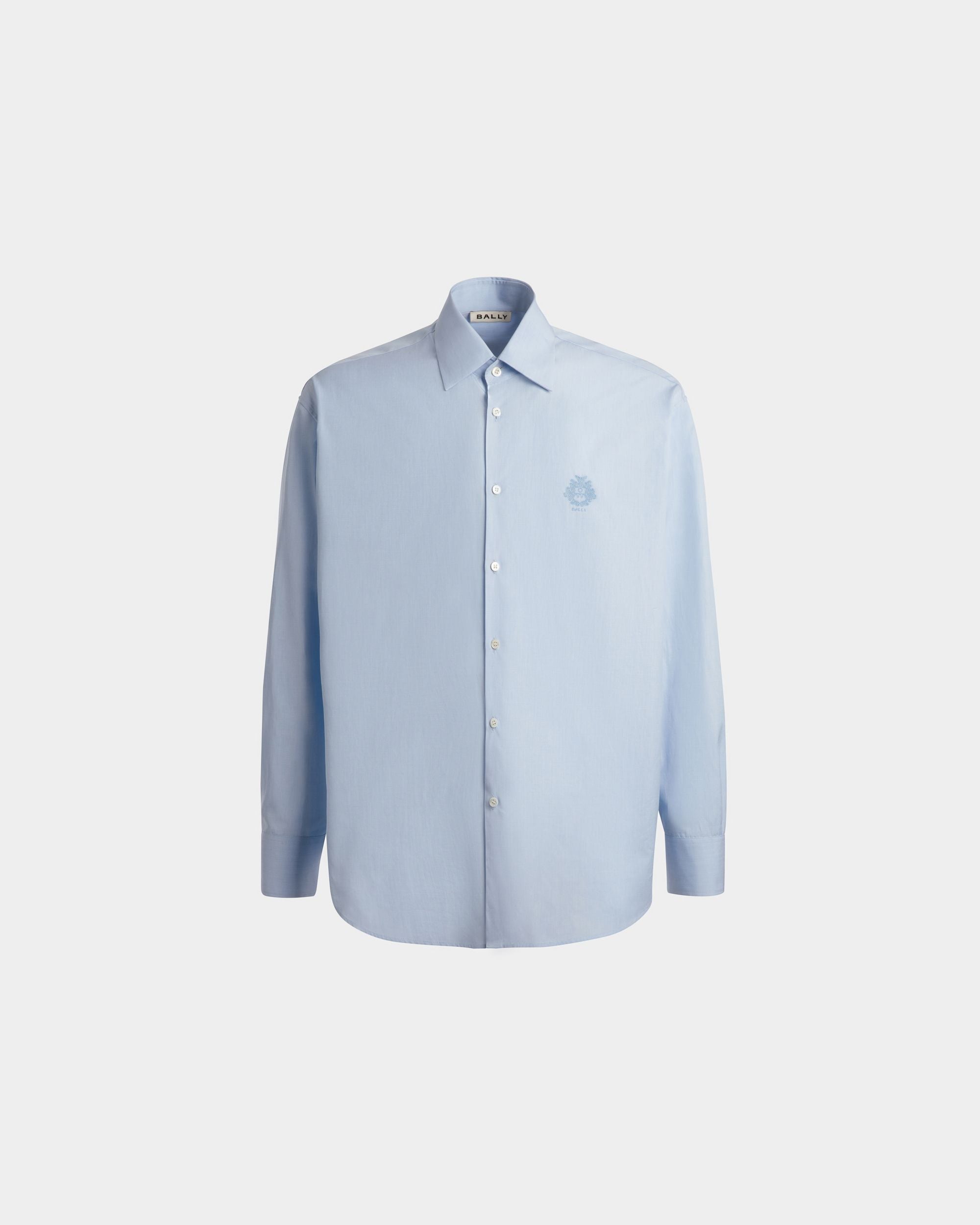 Chemise En Coton Light Blue - Homme - Bally - 01
