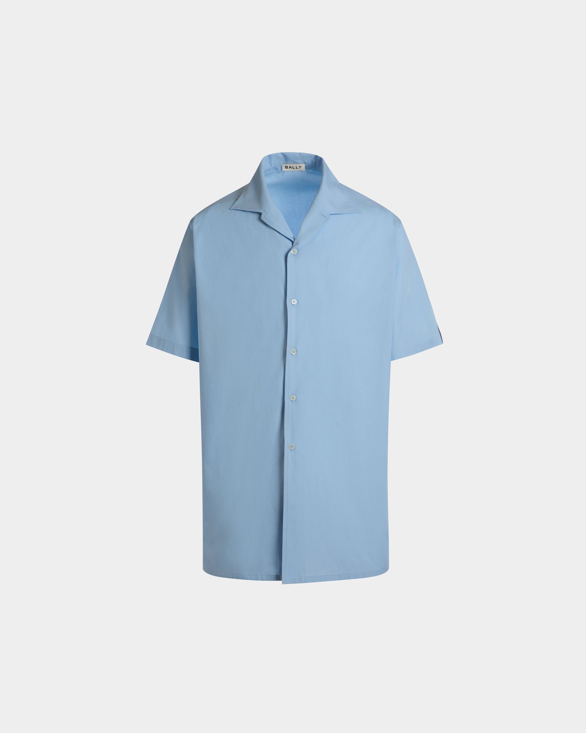 Shirts In Blue Cotton - Homme - Bally - 01