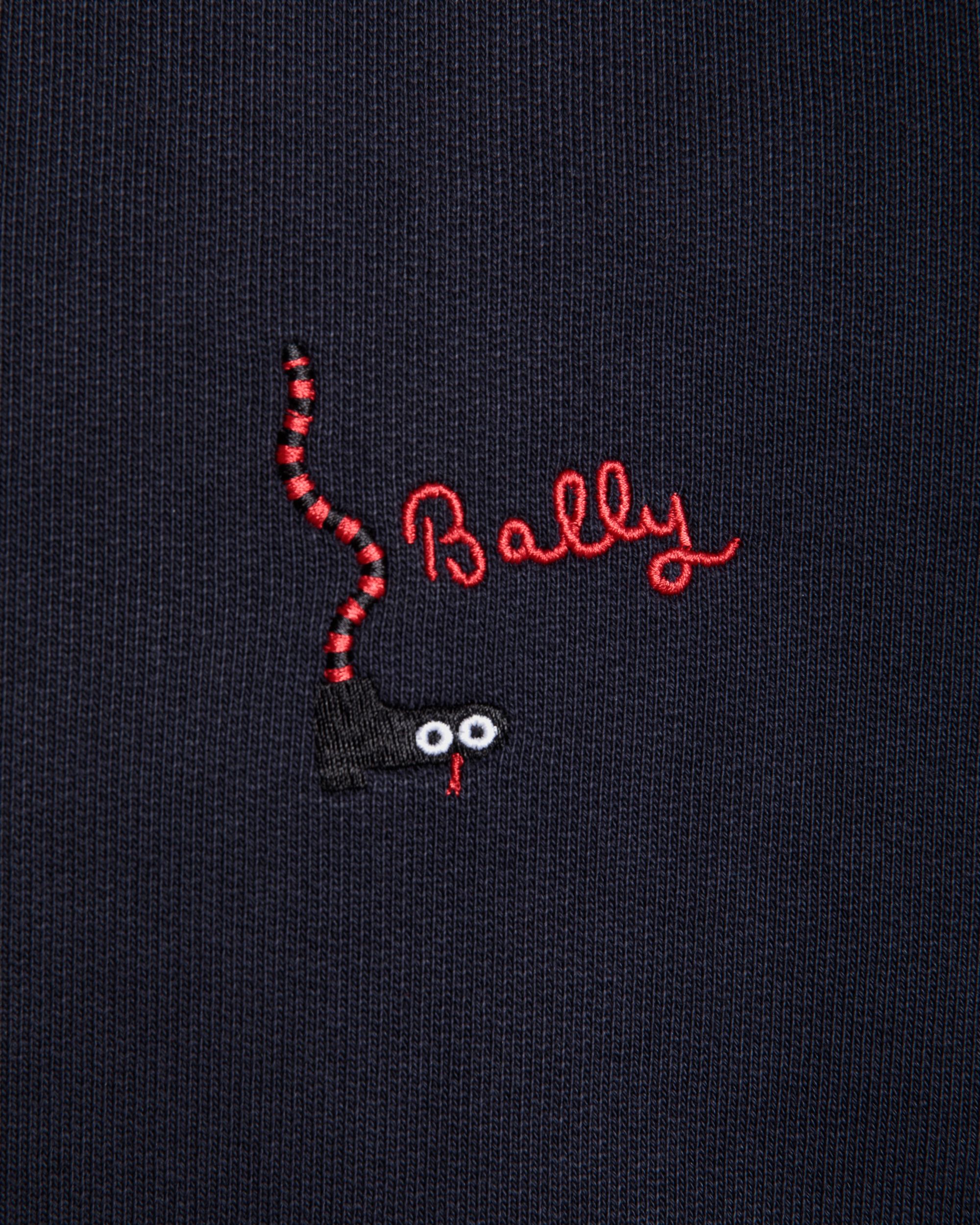 Sweat-Shirt Ras-Du-Cou En Coton Navy Blue - Homme - Bally - 04