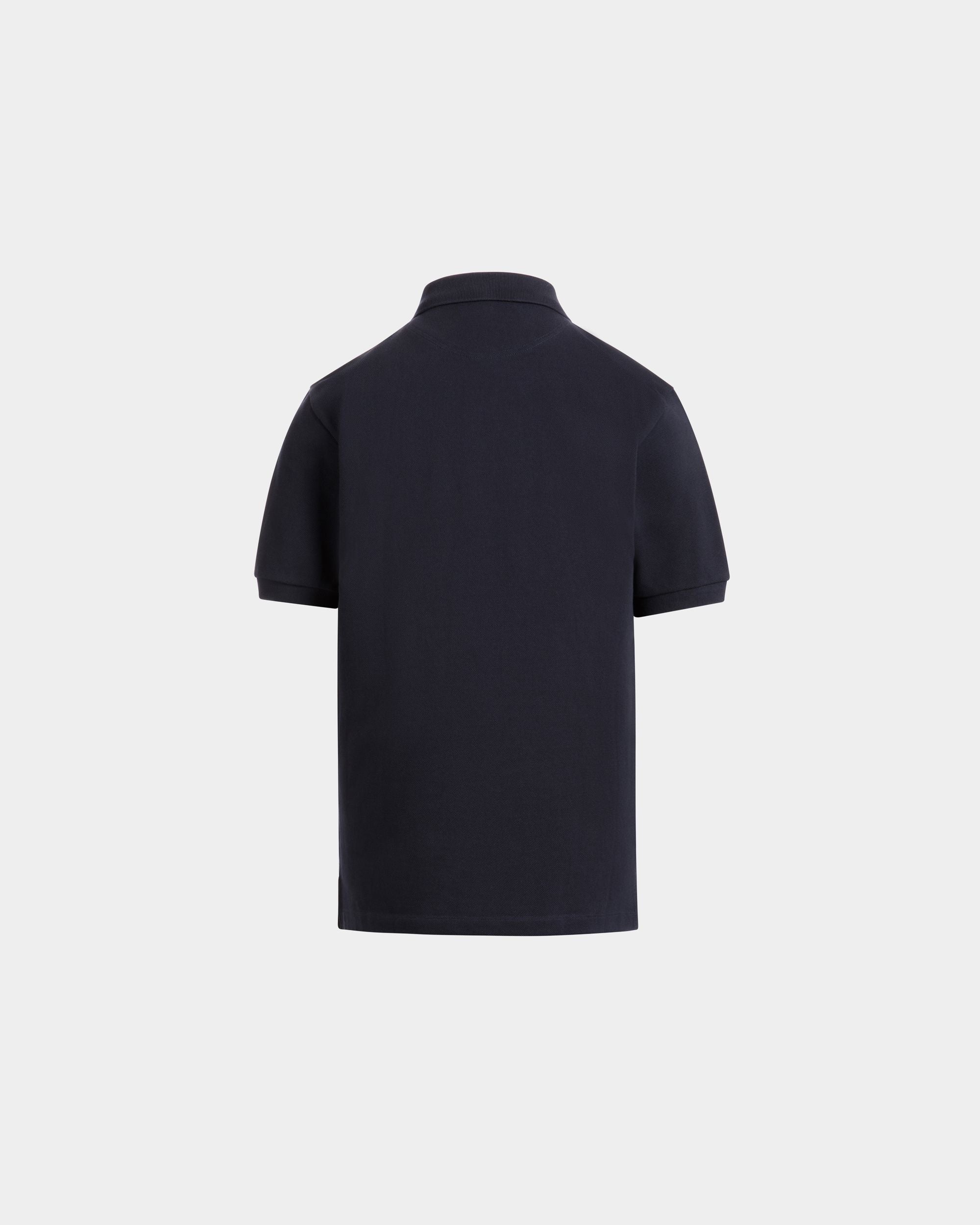 Polo En Coton Navy Blue - Homme - Bally - 07