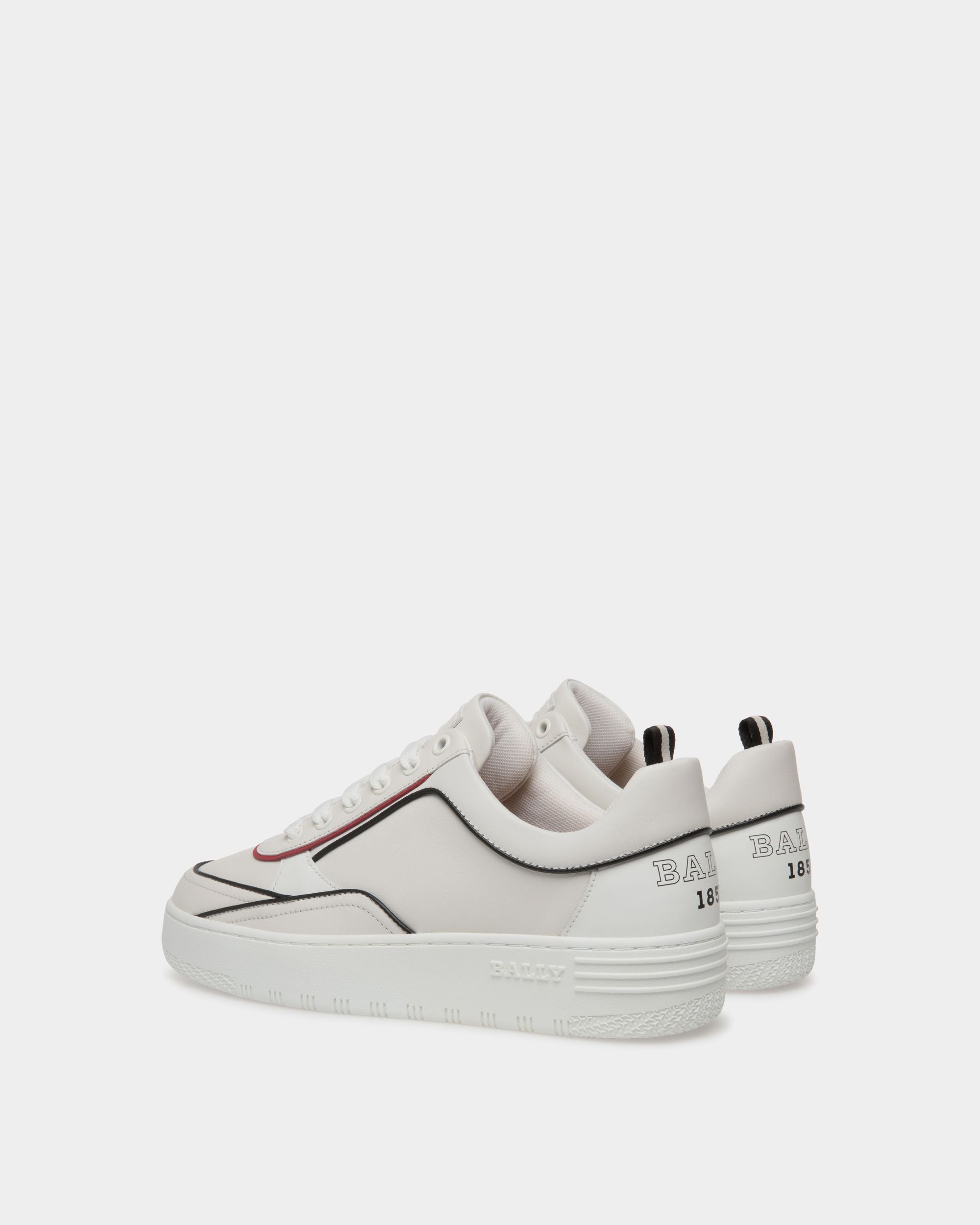 Sneaker In White Leather - Homme - Bally - 03