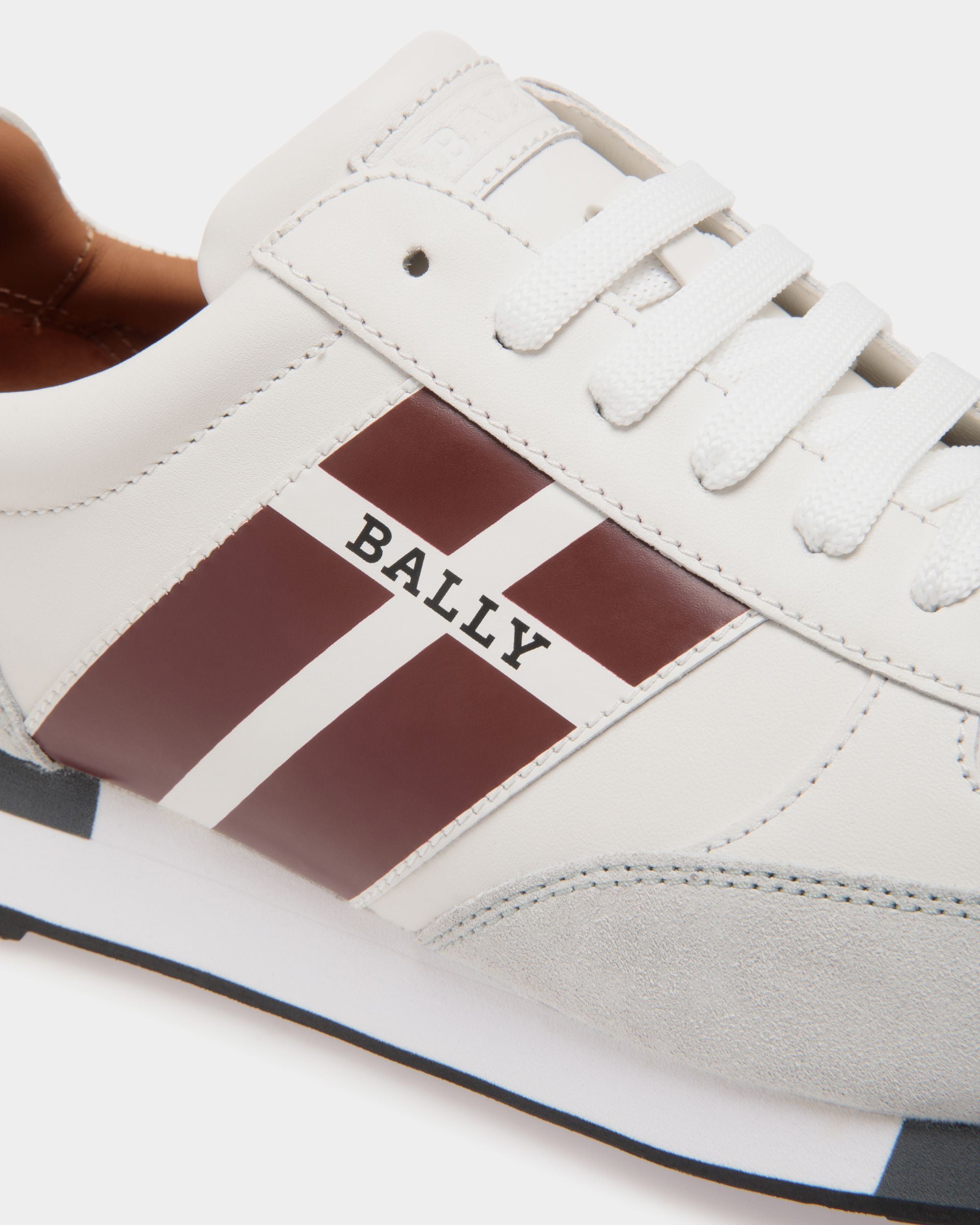 Sneaker En Cuir Blanc - Homme - Bally - 05
