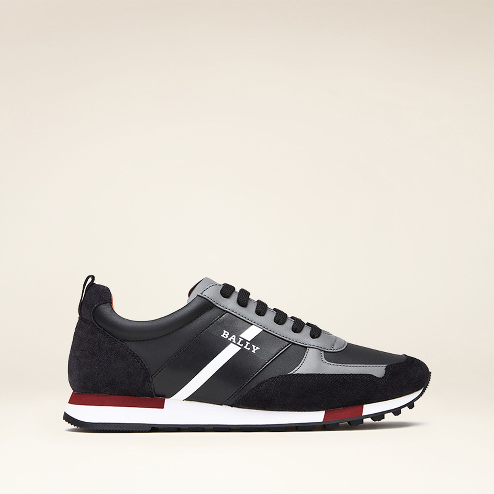Sneaker En Cuir Noir - Homme - Bally - 01