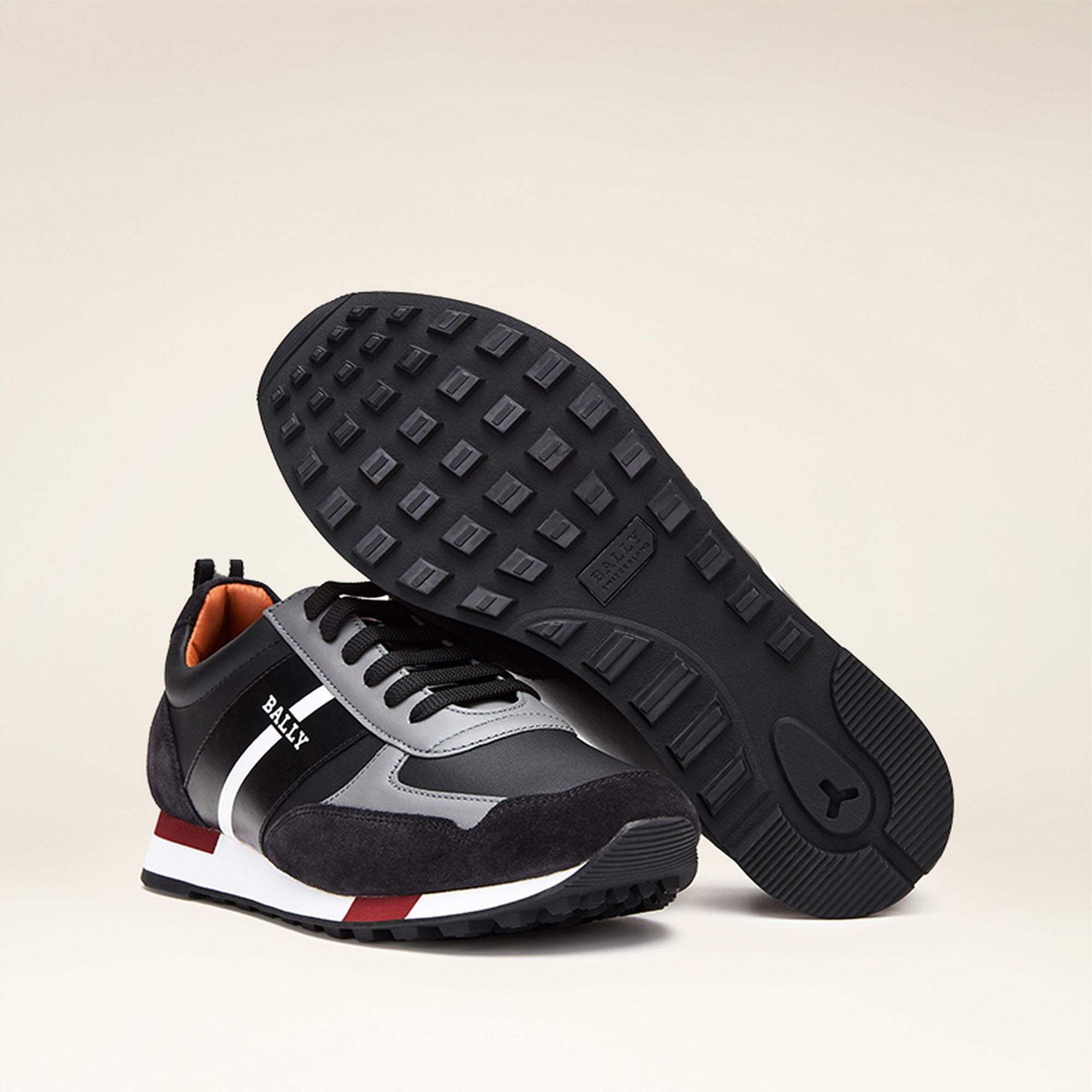 Sneaker En Cuir Noir - Homme - Bally - 03