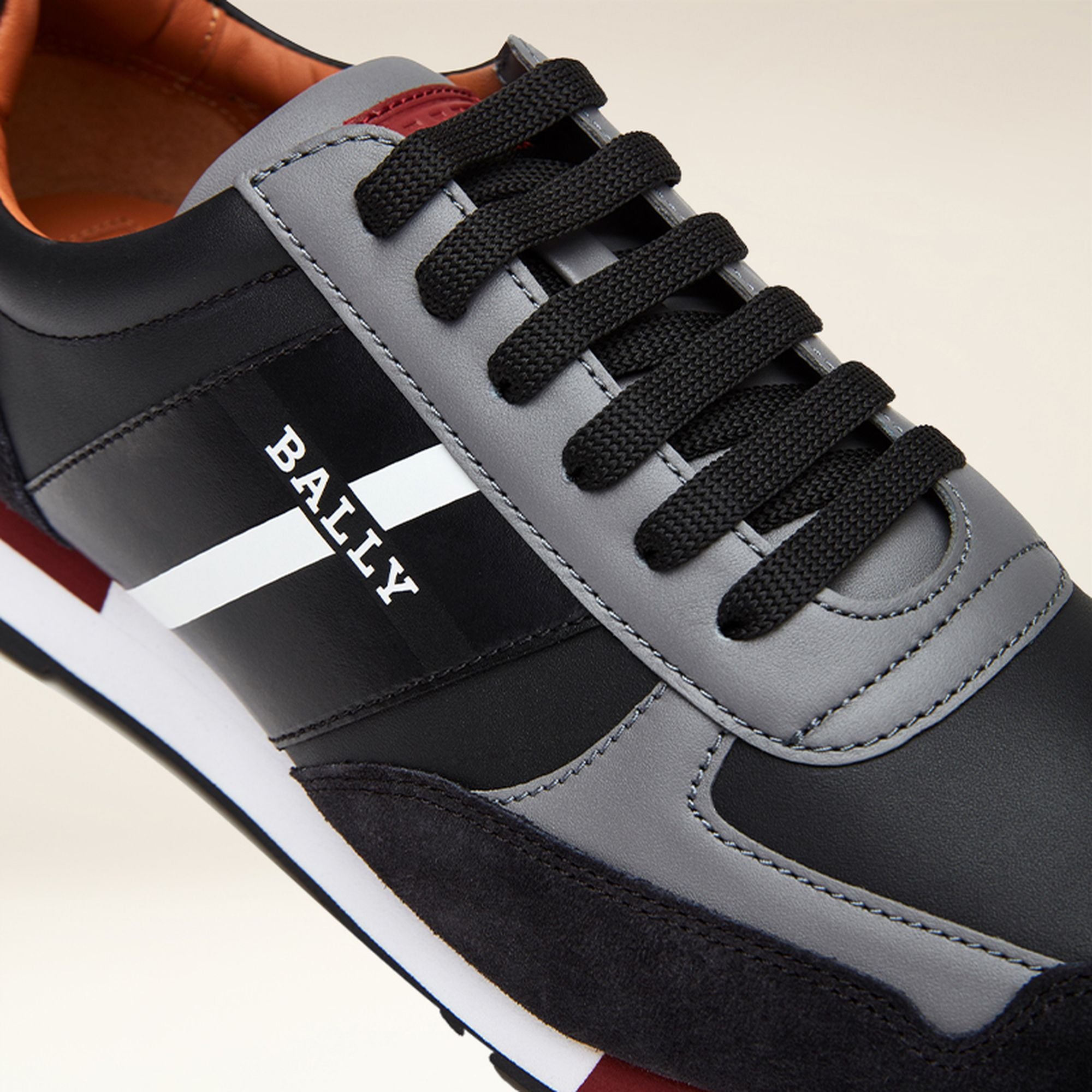 Sneaker En Cuir Noir - Homme - Bally - 04