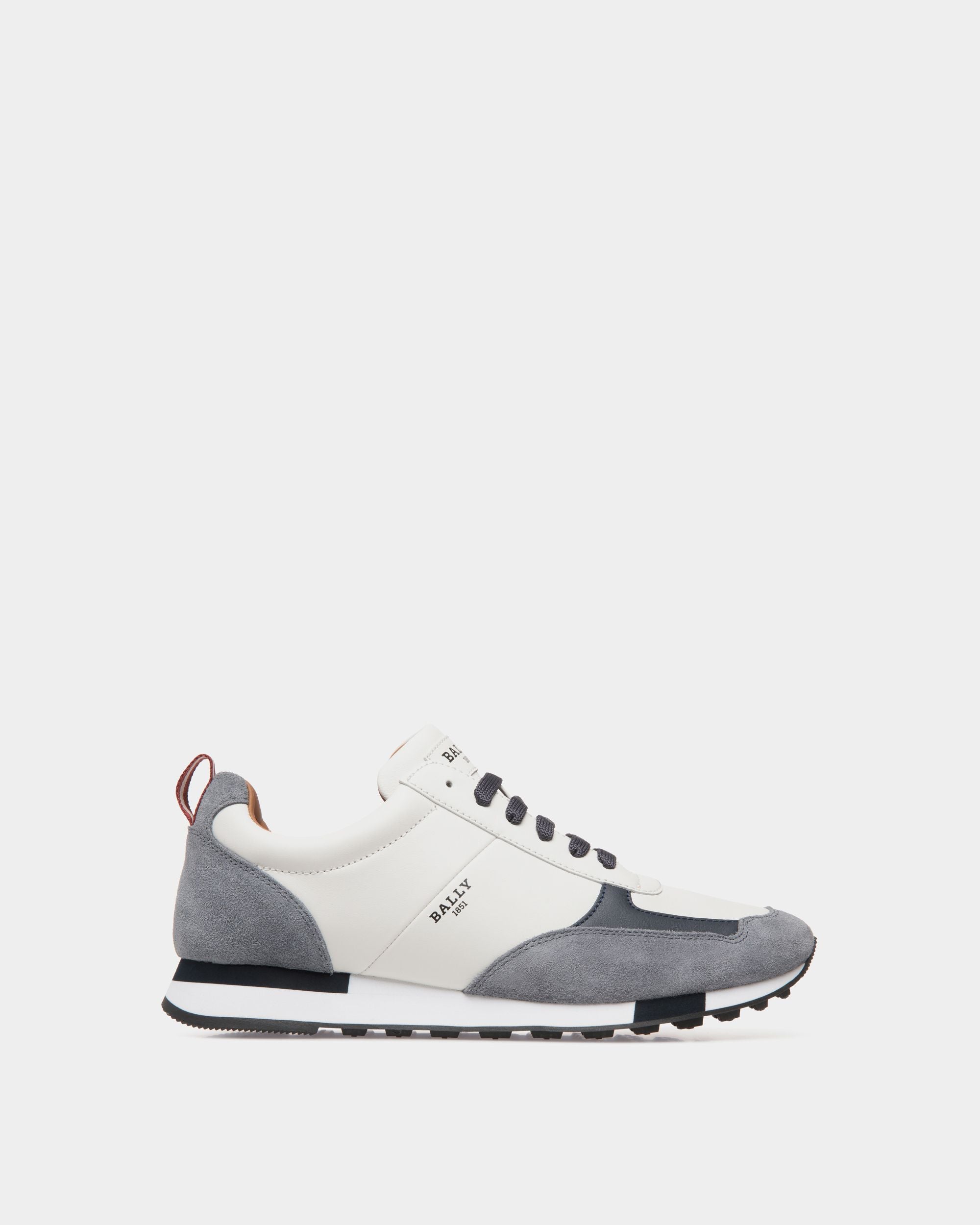 Sneaker En Cuir Blanc - Homme - Bally - 01
