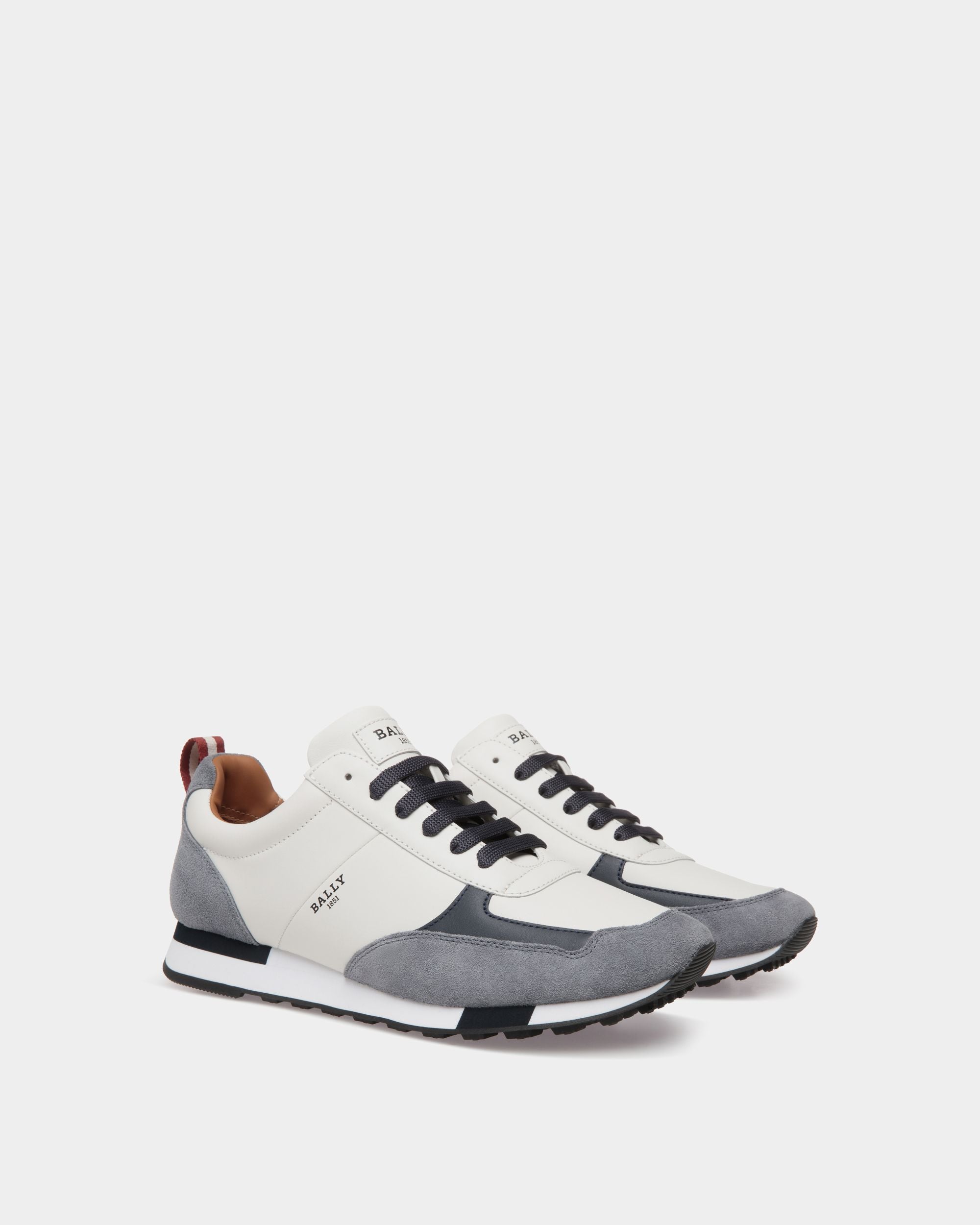 Sneaker En Cuir Blanc - Homme - Bally - 02