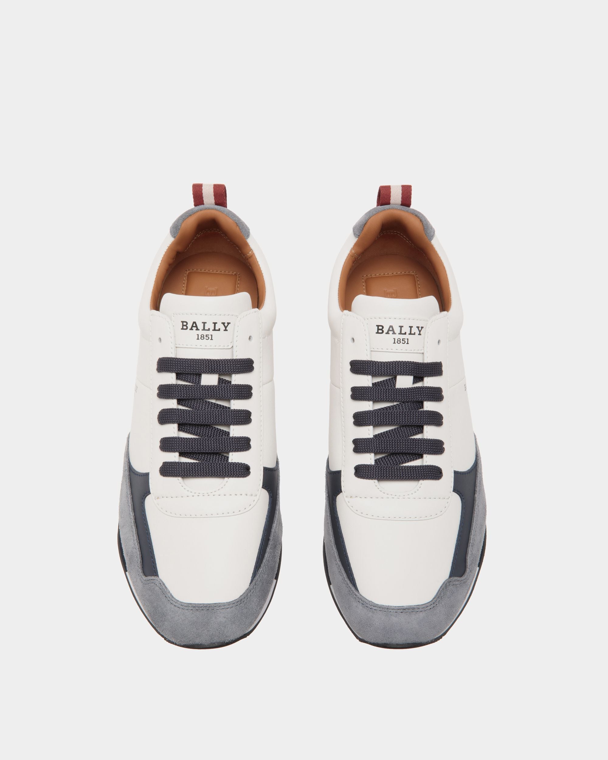 Sneaker En Cuir Blanc - Homme - Bally - 04