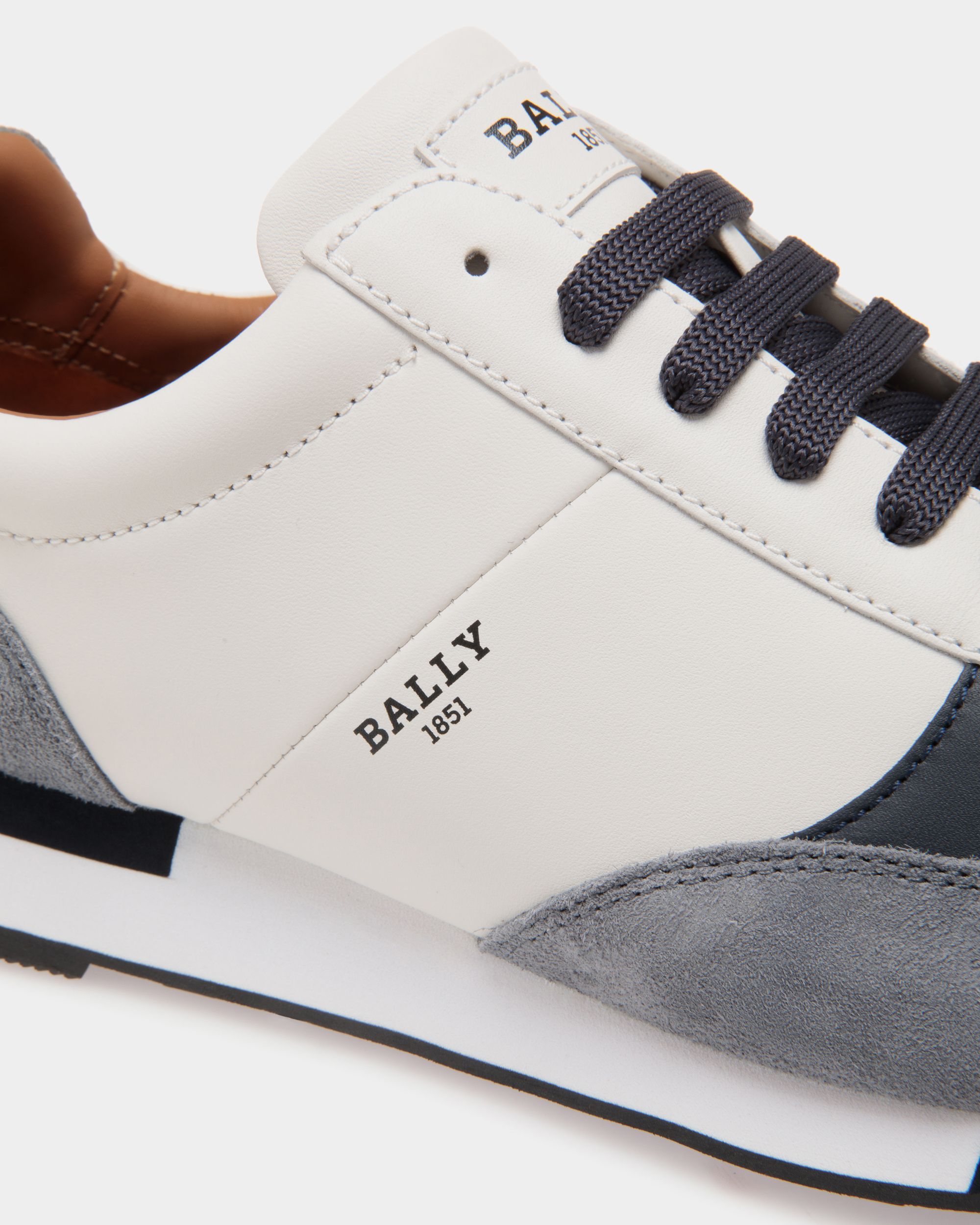 Sneaker En Cuir Blanc - Homme - Bally - 05