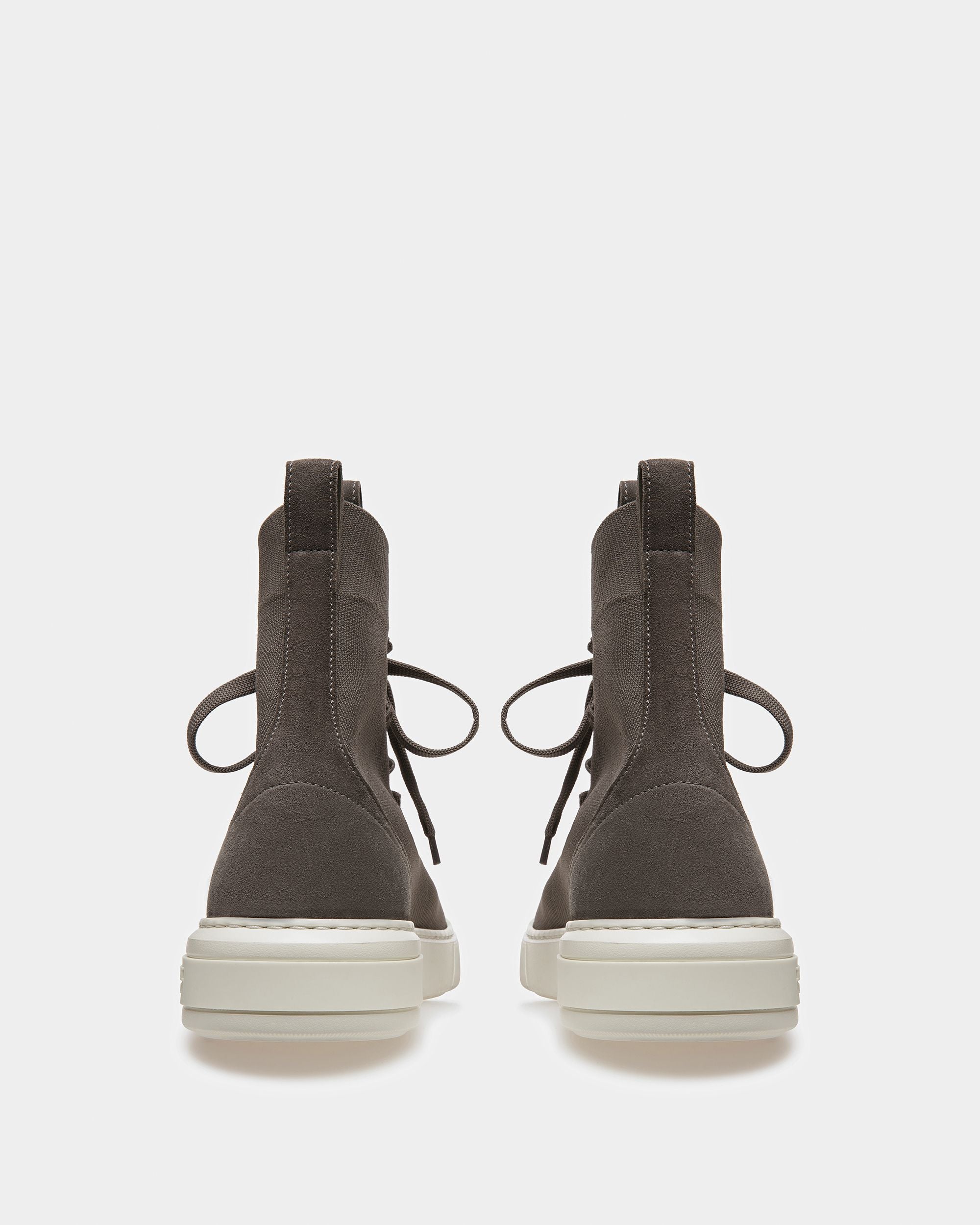 Mitys-T Sneakers En Cuir Couleur Minéral Sombre - Homme - Bally - 04