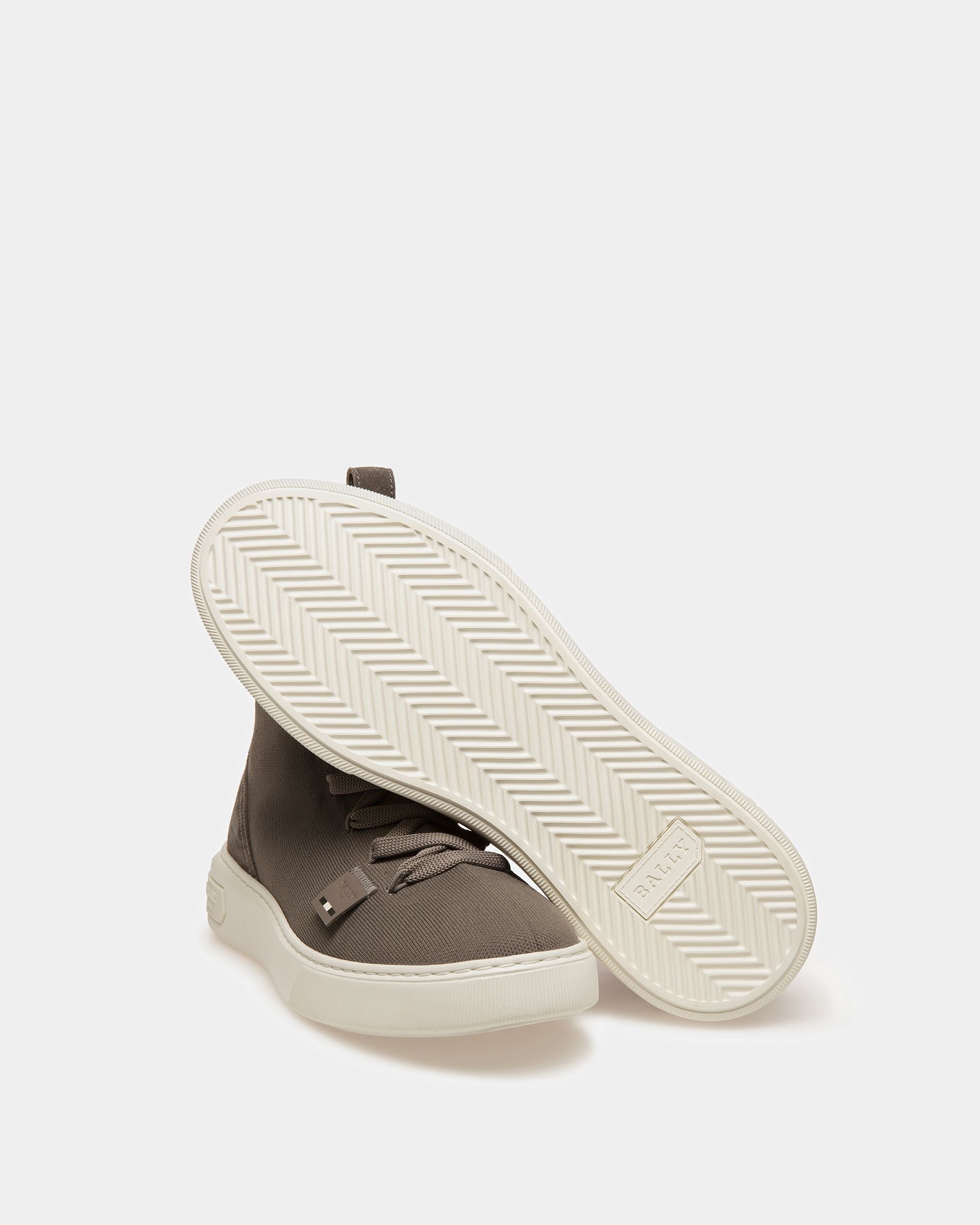 Mitys-T Sneakers En Cuir Couleur Minéral Sombre - Homme - Bally - 05