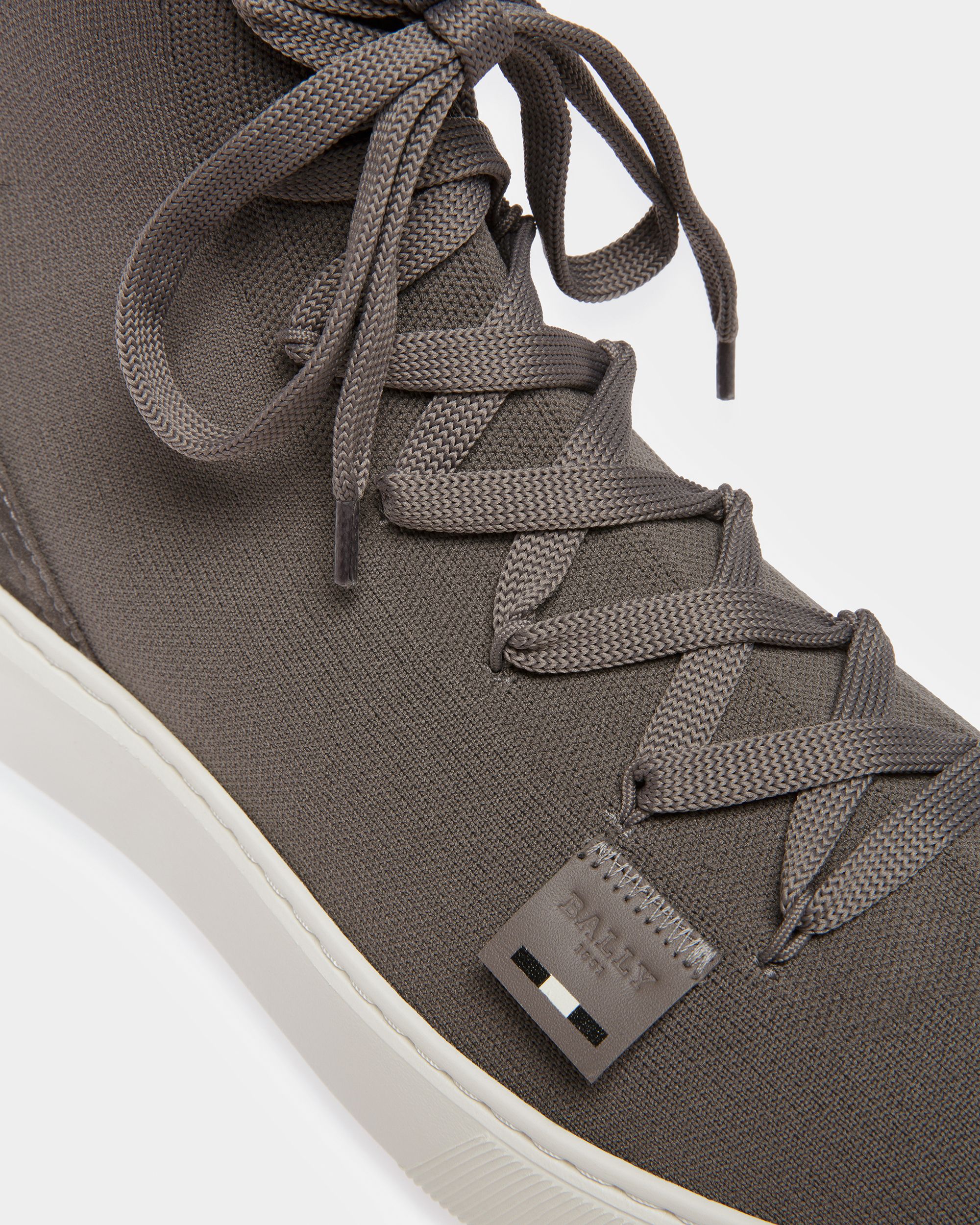 Mitys-T Sneakers En Cuir Couleur Minéral Sombre - Homme - Bally - 06