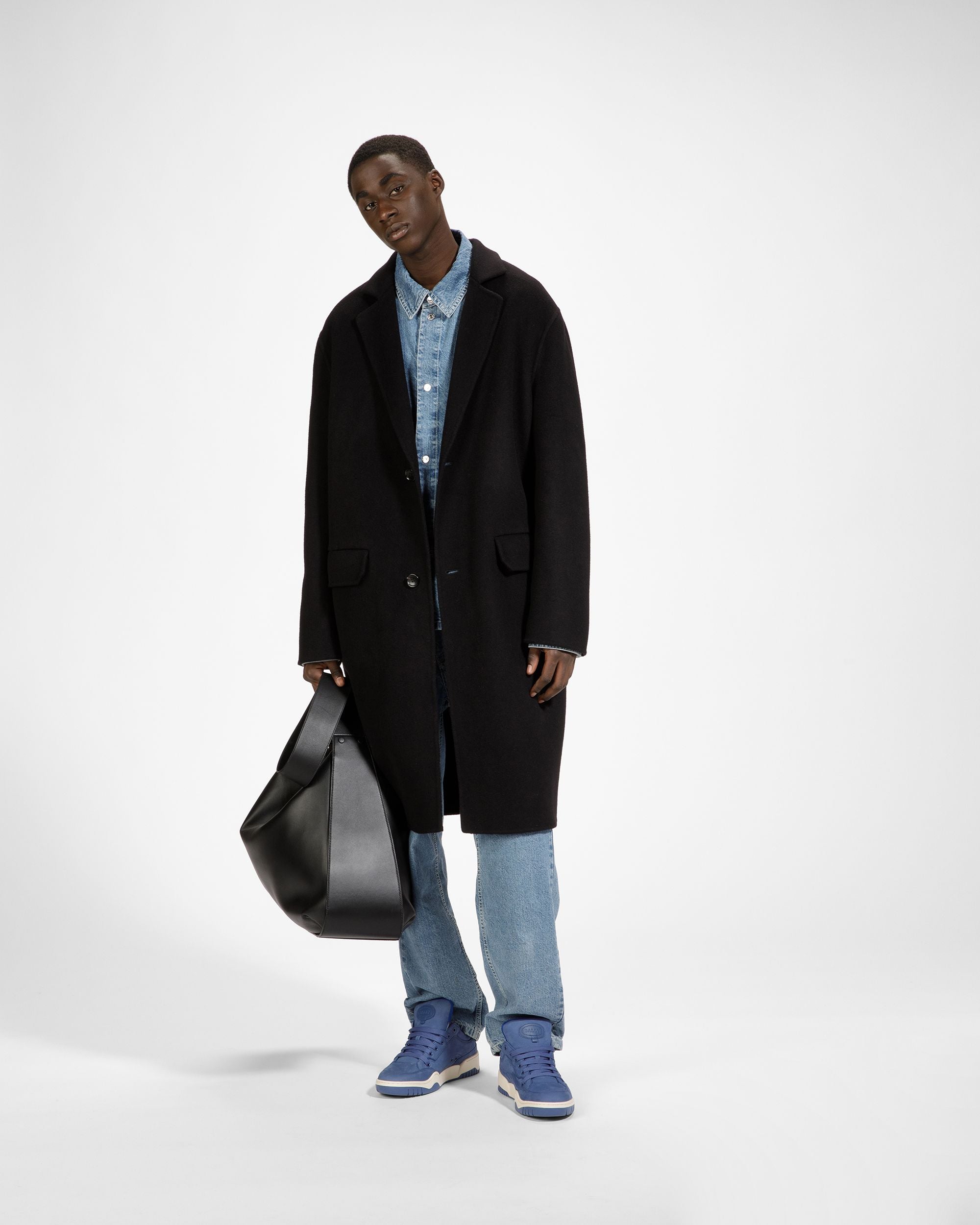 Kiro Sneakers En Cuir Bleu Néon - Homme - Bally - 03