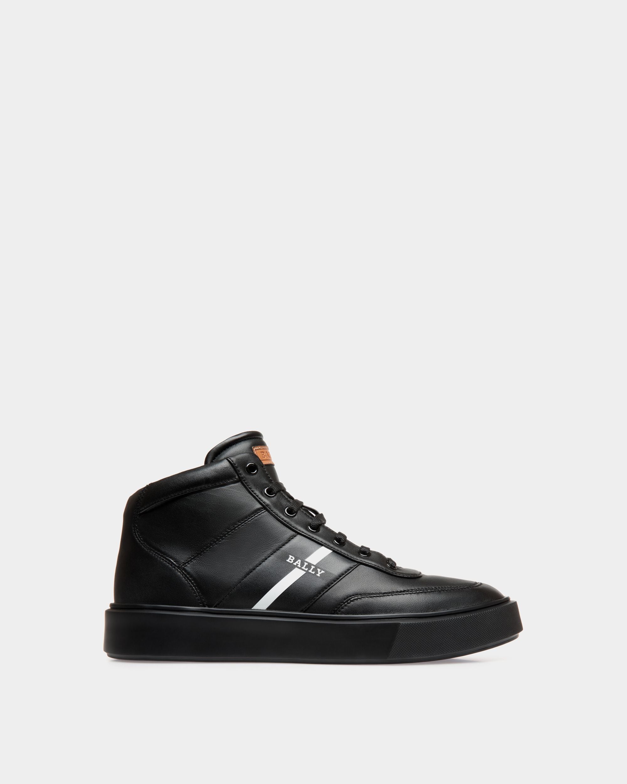 Sneaker In Black Lamb - Homme - Bally - 01