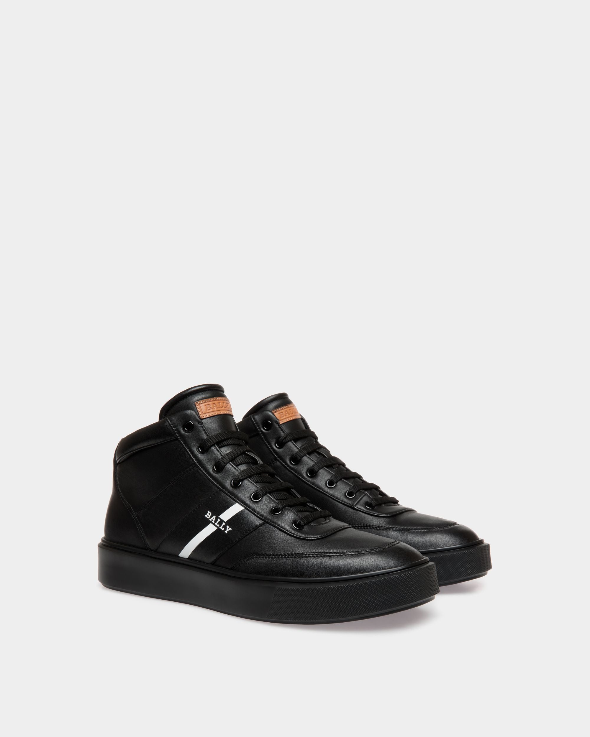 Sneaker In Black Lamb - Homme - Bally - 02