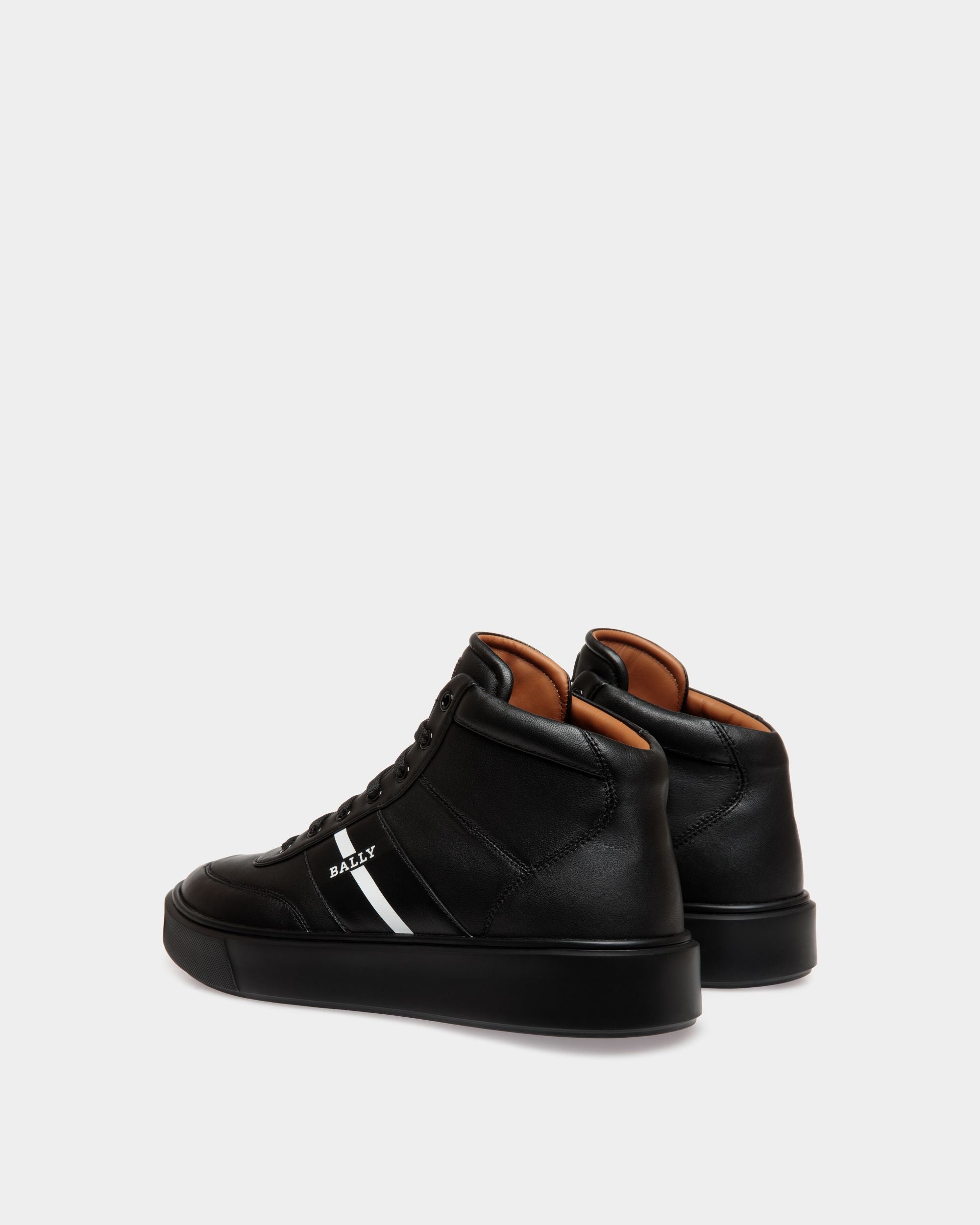 Sneaker In Black Lamb - Homme - Bally - 03