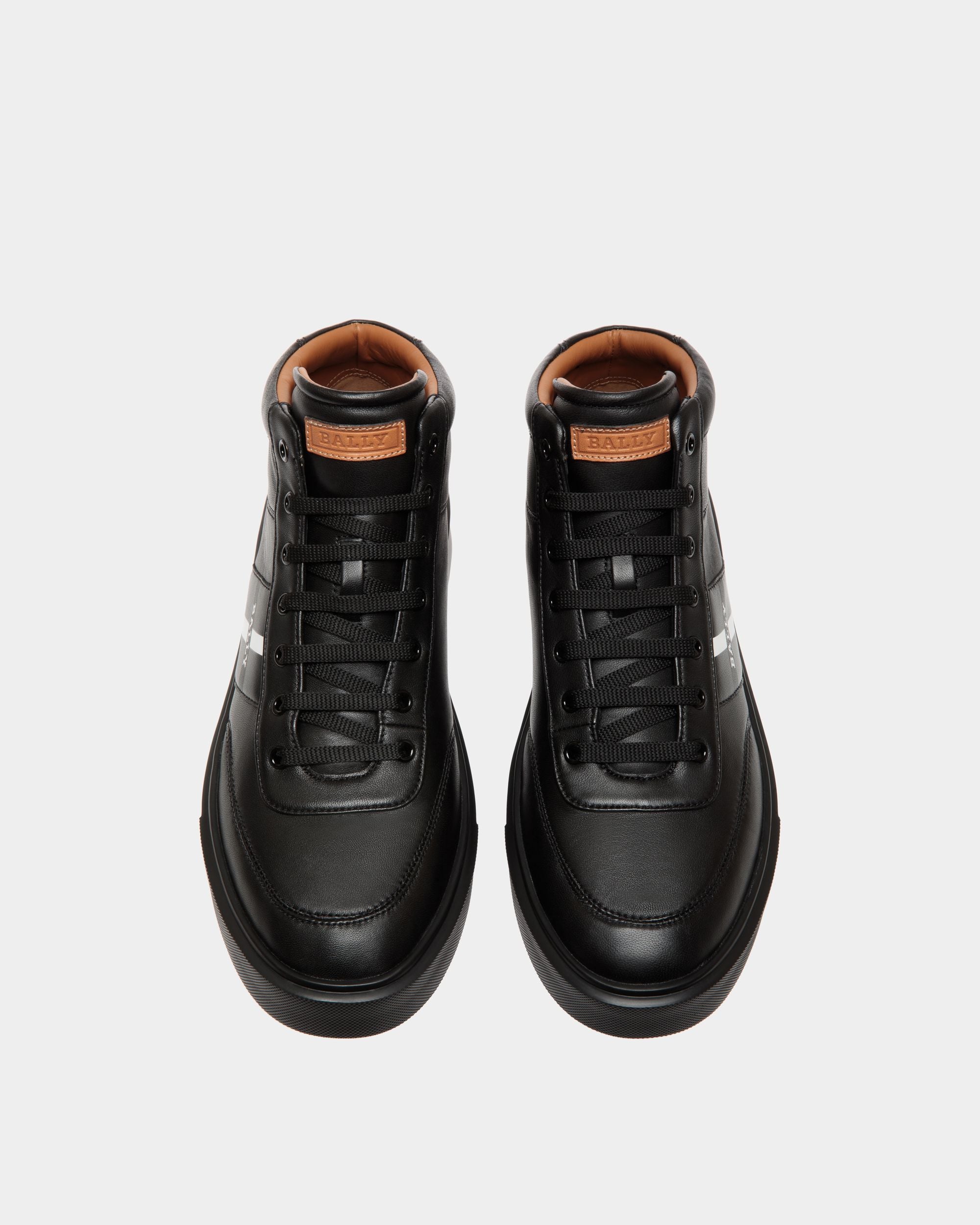 Sneaker In Black Lamb - Homme - Bally - 04