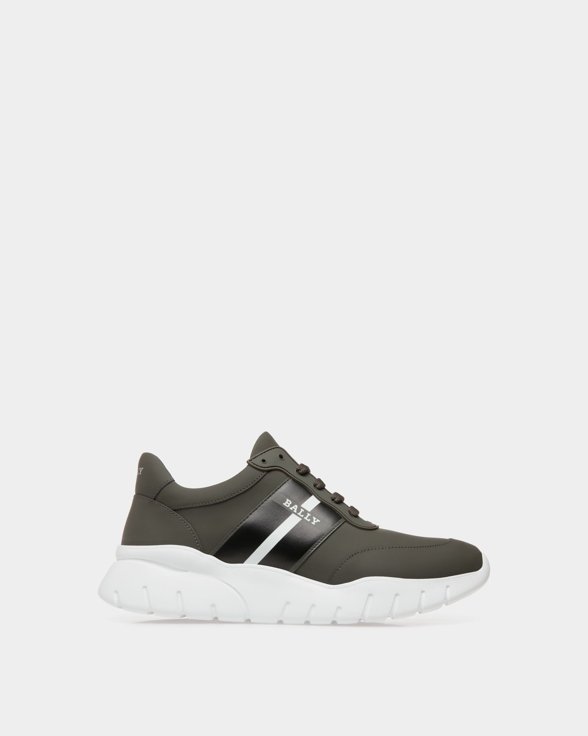 Sneaker En Cuir Vert - Homme - Bally - 01