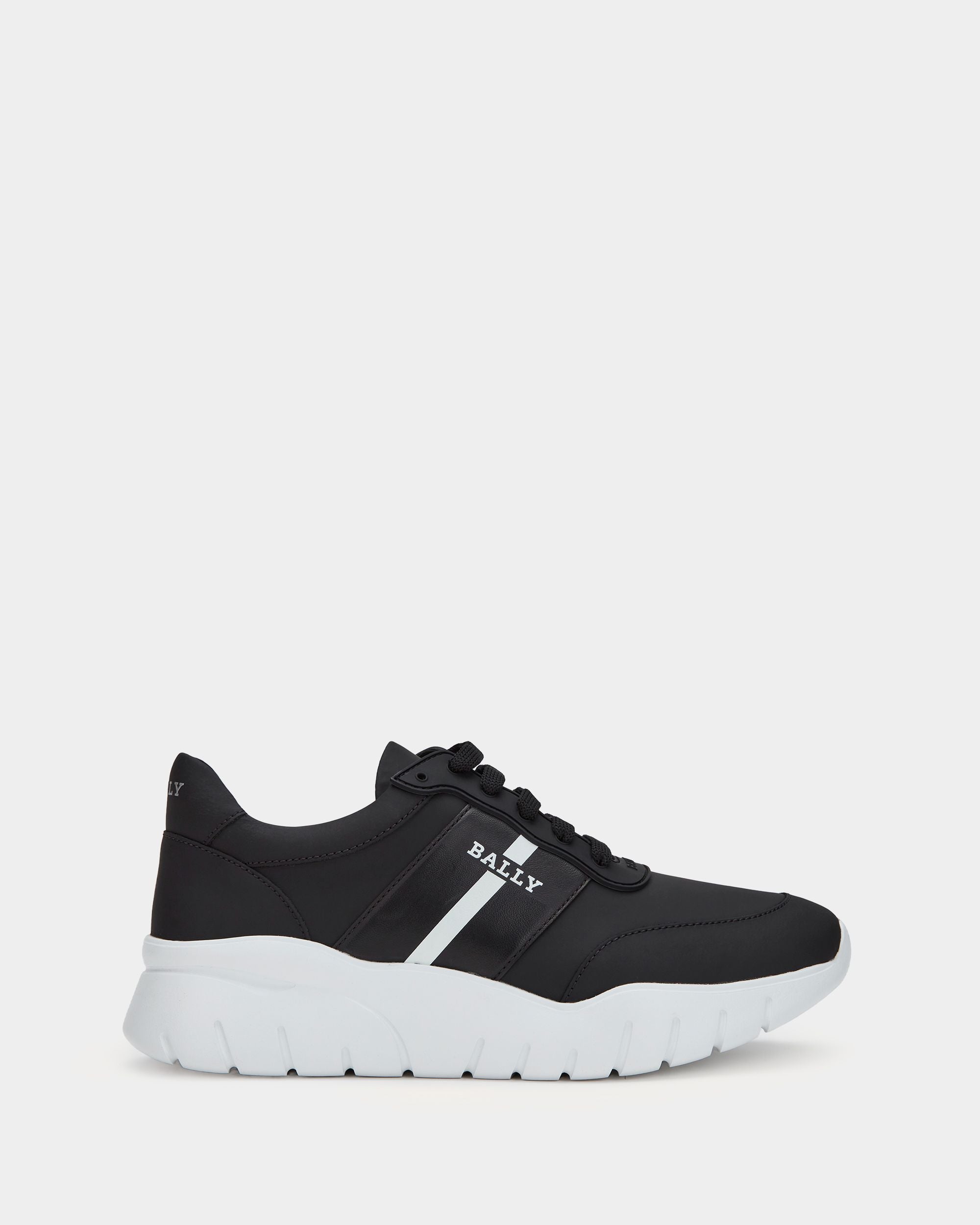 Men's Black Casual Sneaker - Homme - Bally - 01