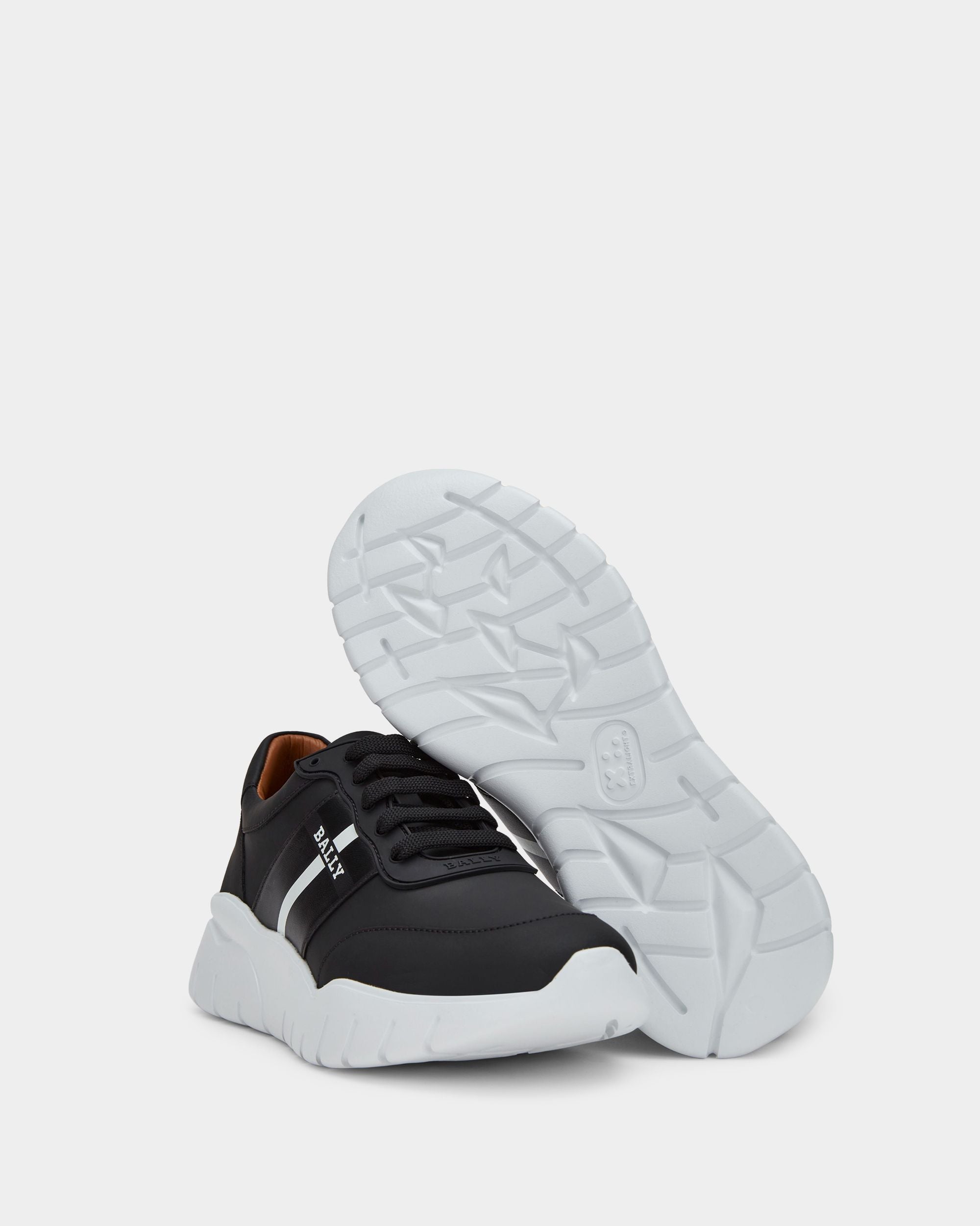 Sneaker En Cuir Noir - Homme - Bally - 03