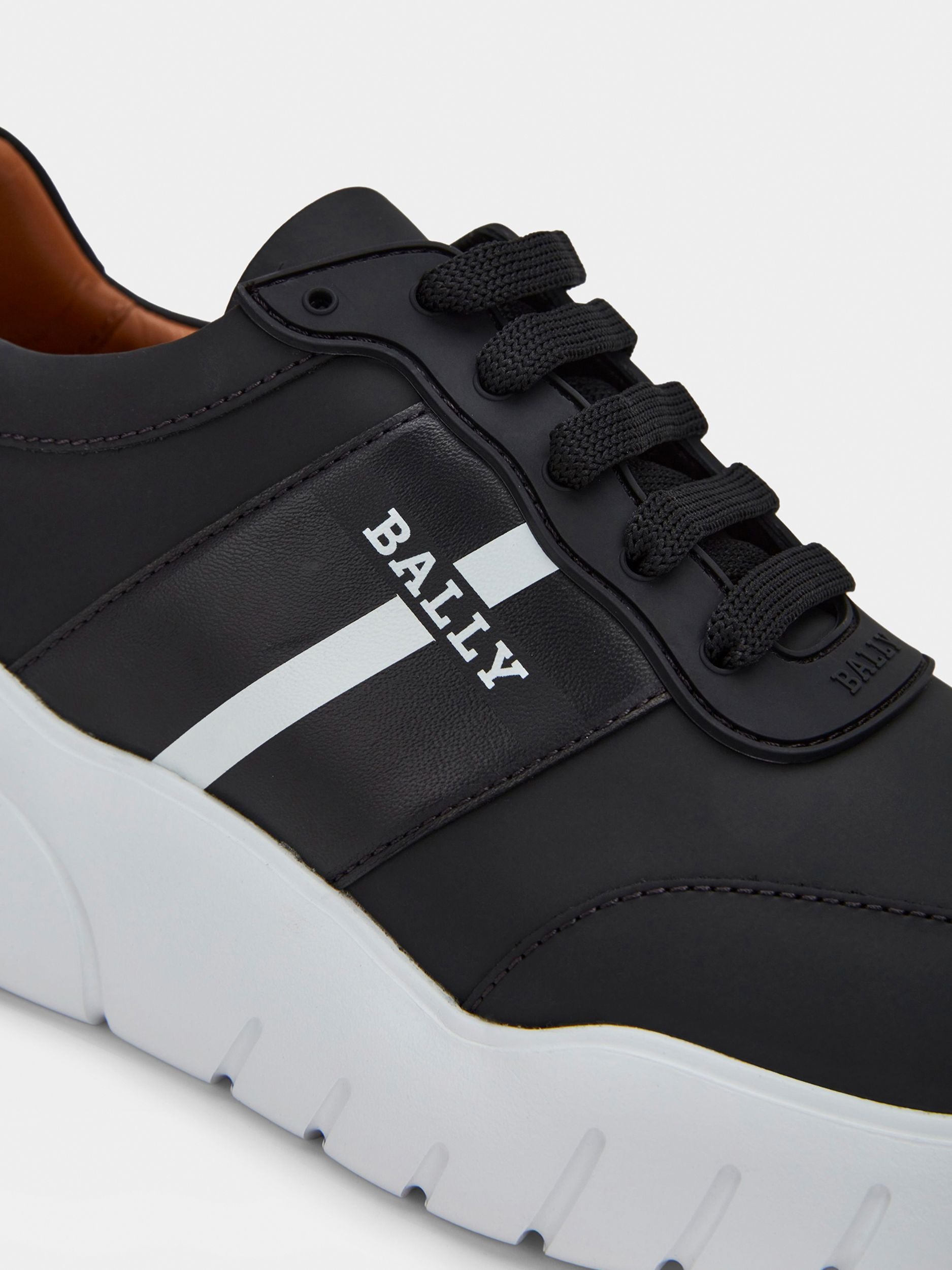 Sneaker En Cuir Noir - Homme - Bally - 04