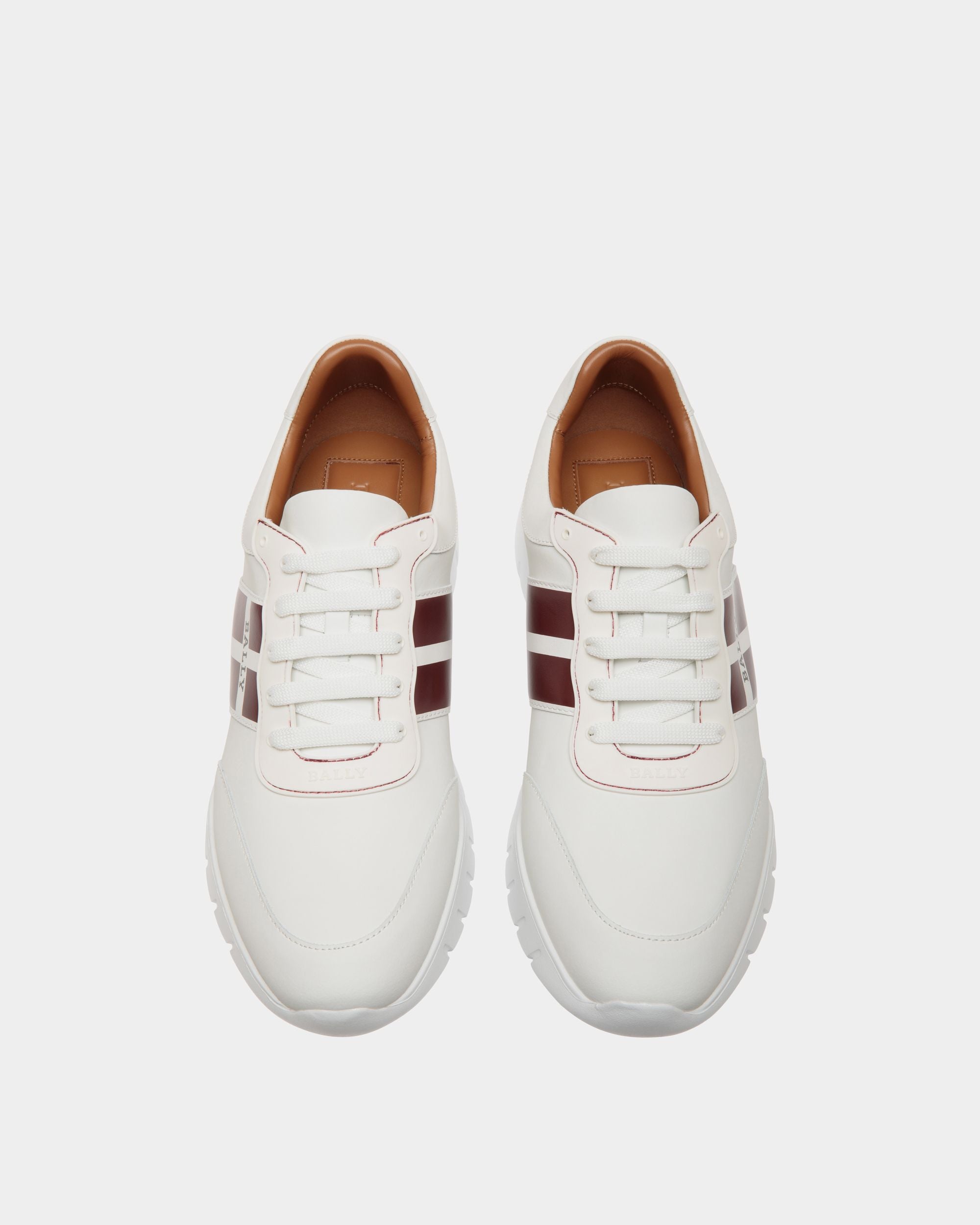 Sneaker In White  Leather - Homme - Bally - 04