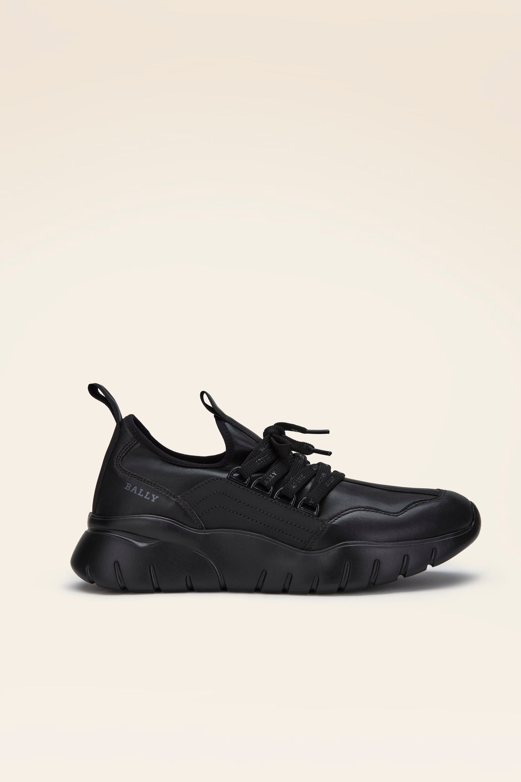 Men's Black Casual Sneaker - Homme - Bally - 01