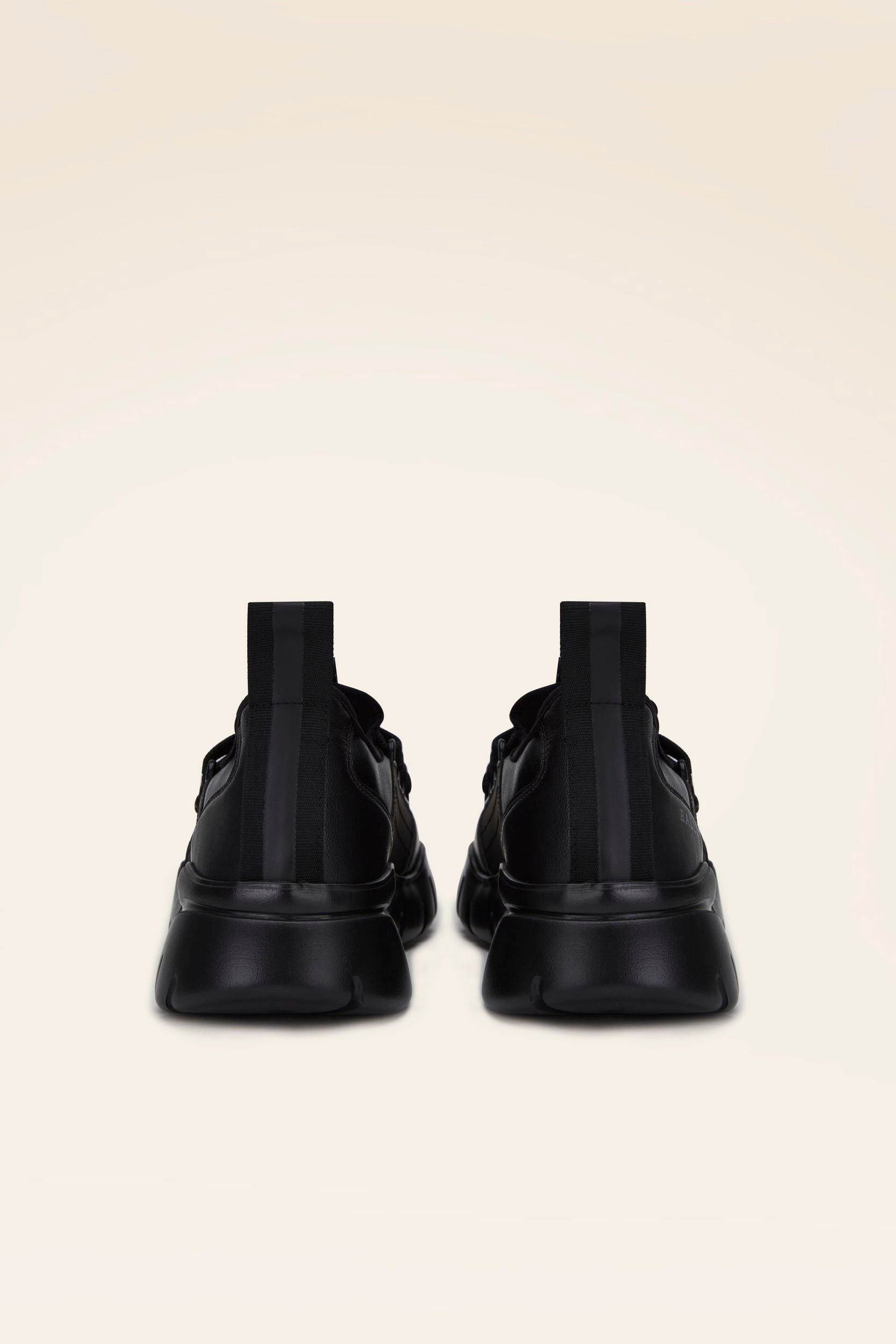 Sneaker En Cuir Noir - Homme - Bally - 02