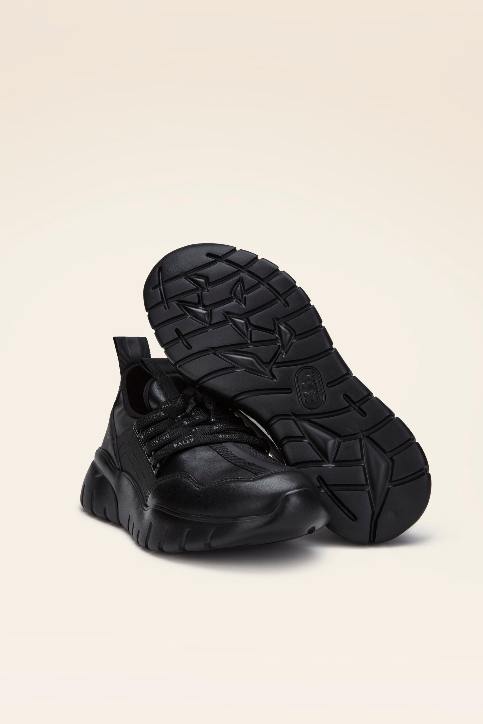 Sneaker En Cuir Noir - Homme - Bally - 03