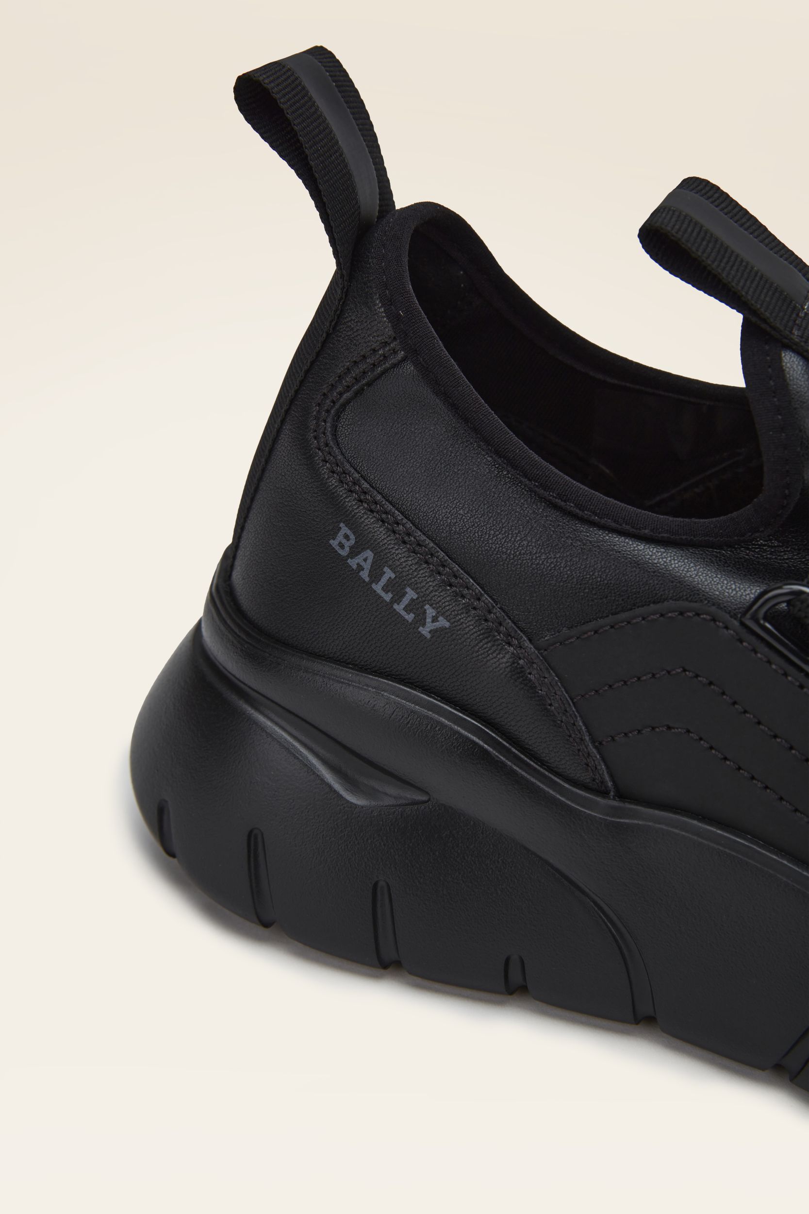 Sneaker En Cuir Noir - Homme - Bally - 04