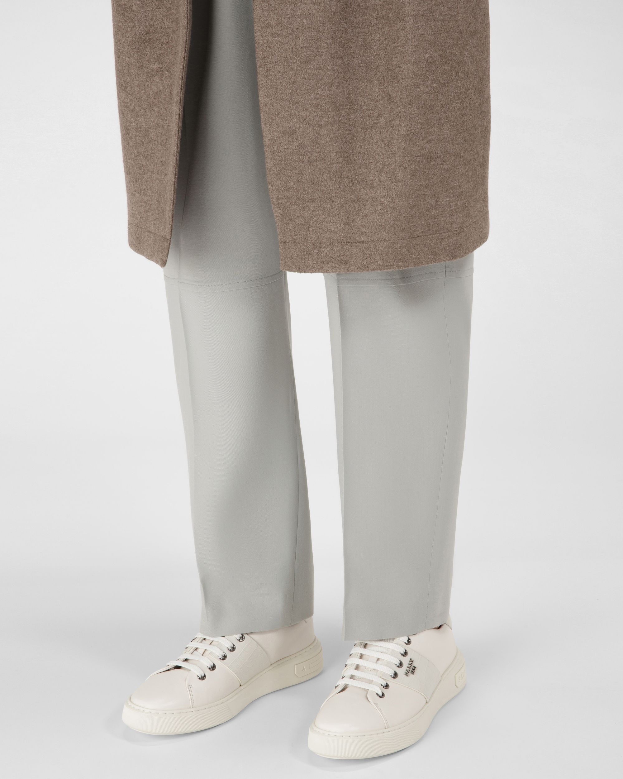Mattye Sneakers En Cuir Blanc - Homme - Bally - 02