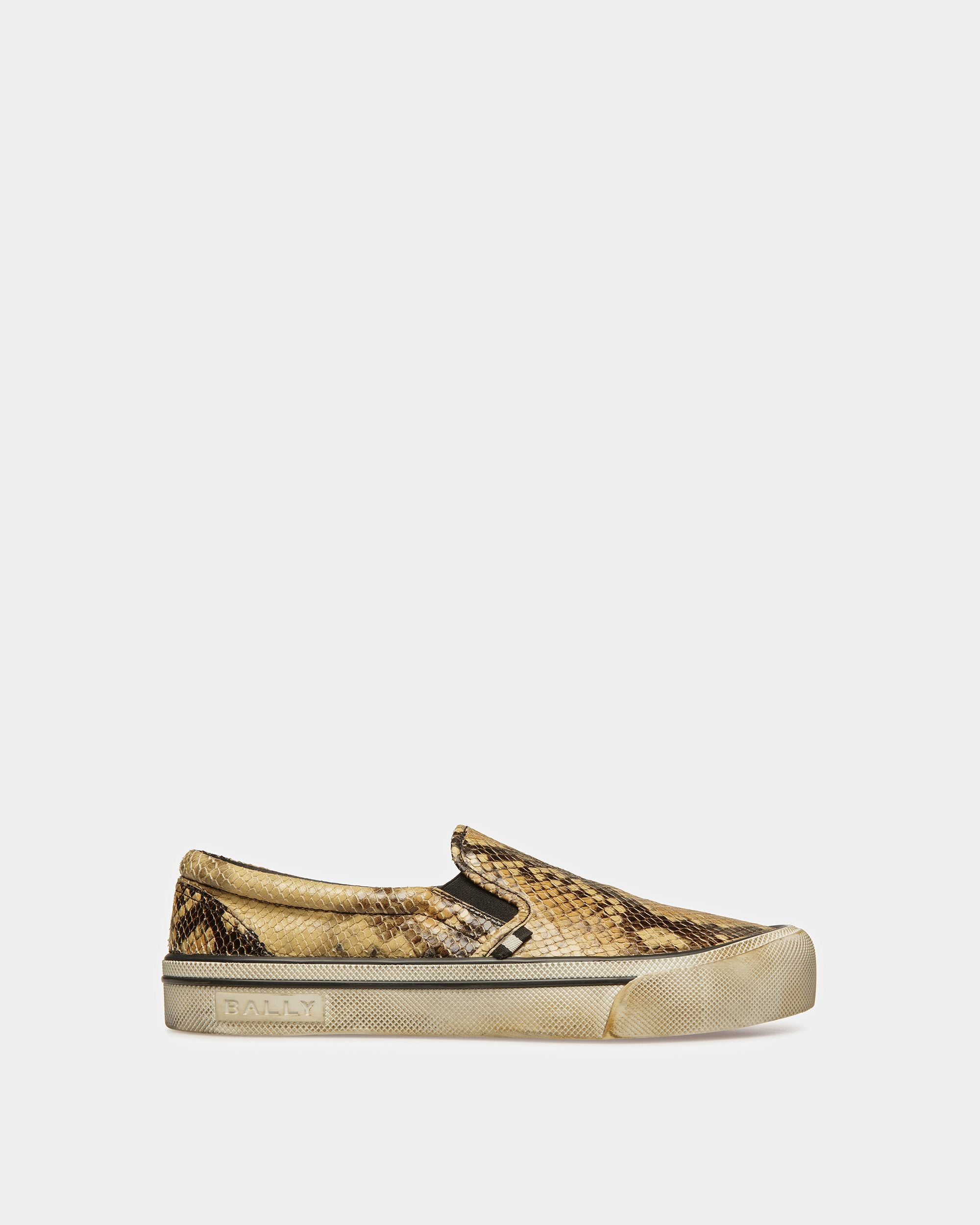 Sneaker Santa Ana Finition Imprimé Python - Homme - Bally - 01