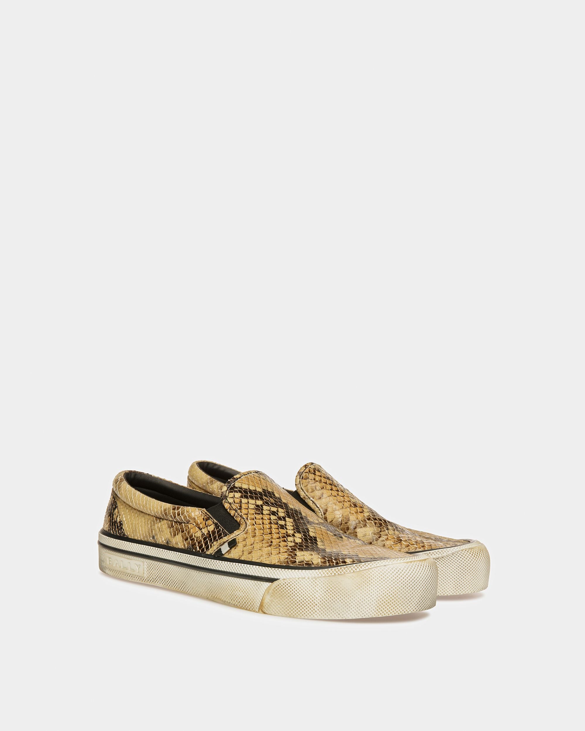 Sneaker Santa Ana Finition Imprimé Python - Homme - Bally - 03