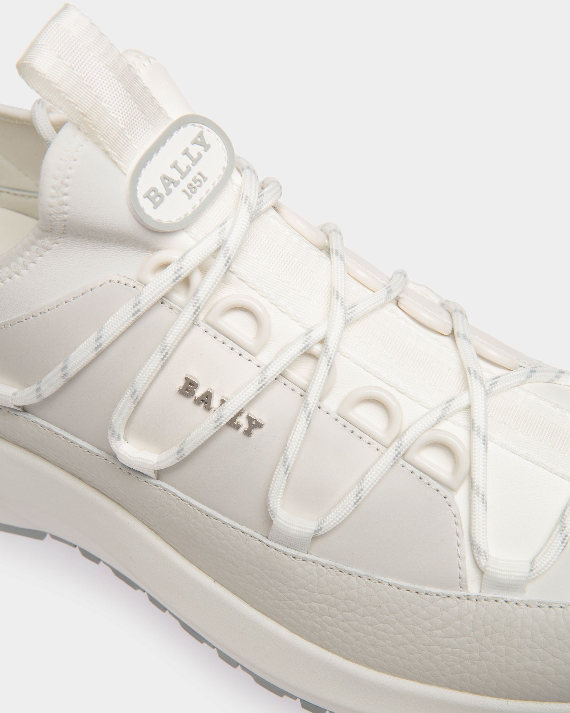 Delys Sneakers En Cuir Blanc - Homme - Bally - 03