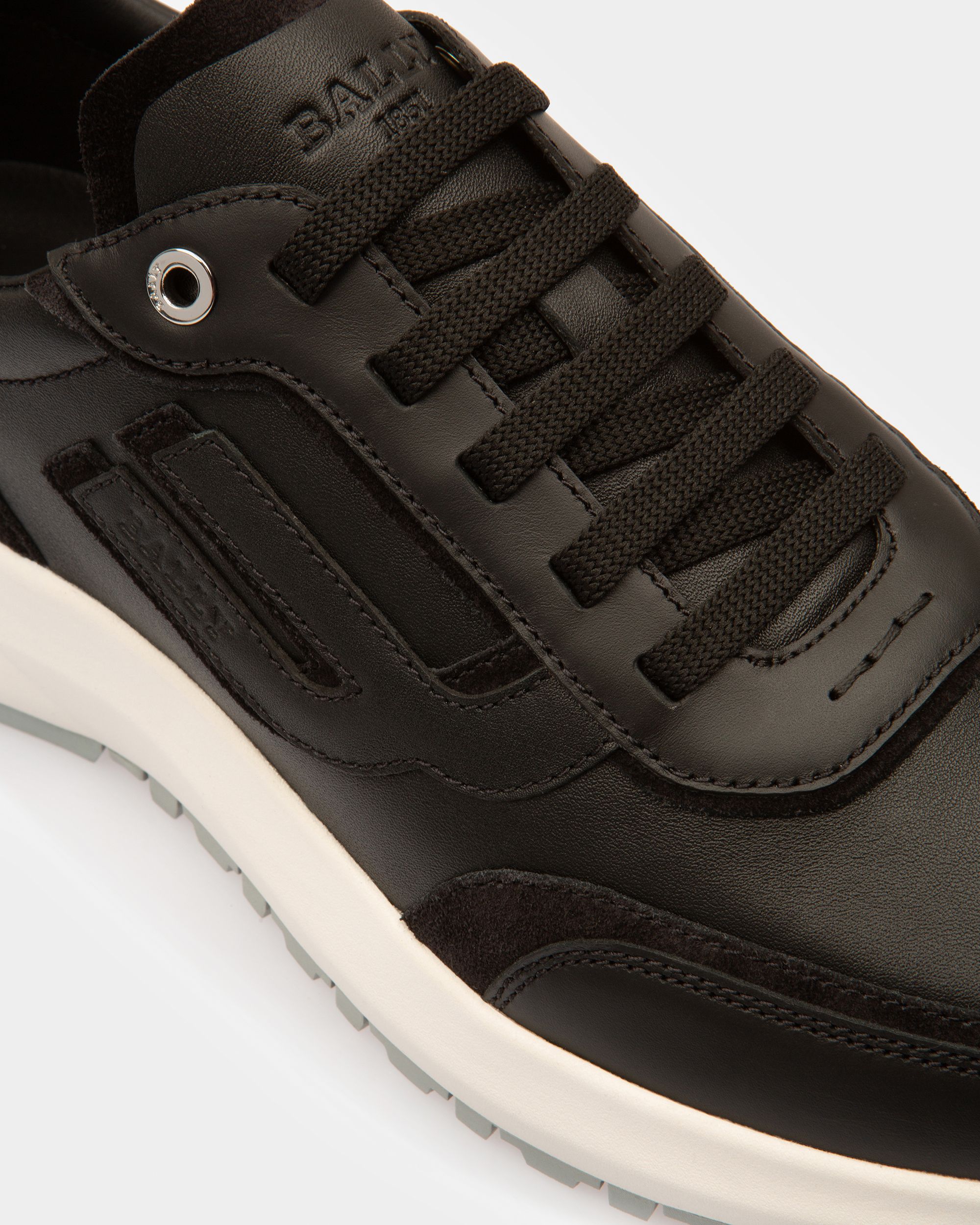 Demmy Sneakers En Cuir Noir - Homme - Bally - 03