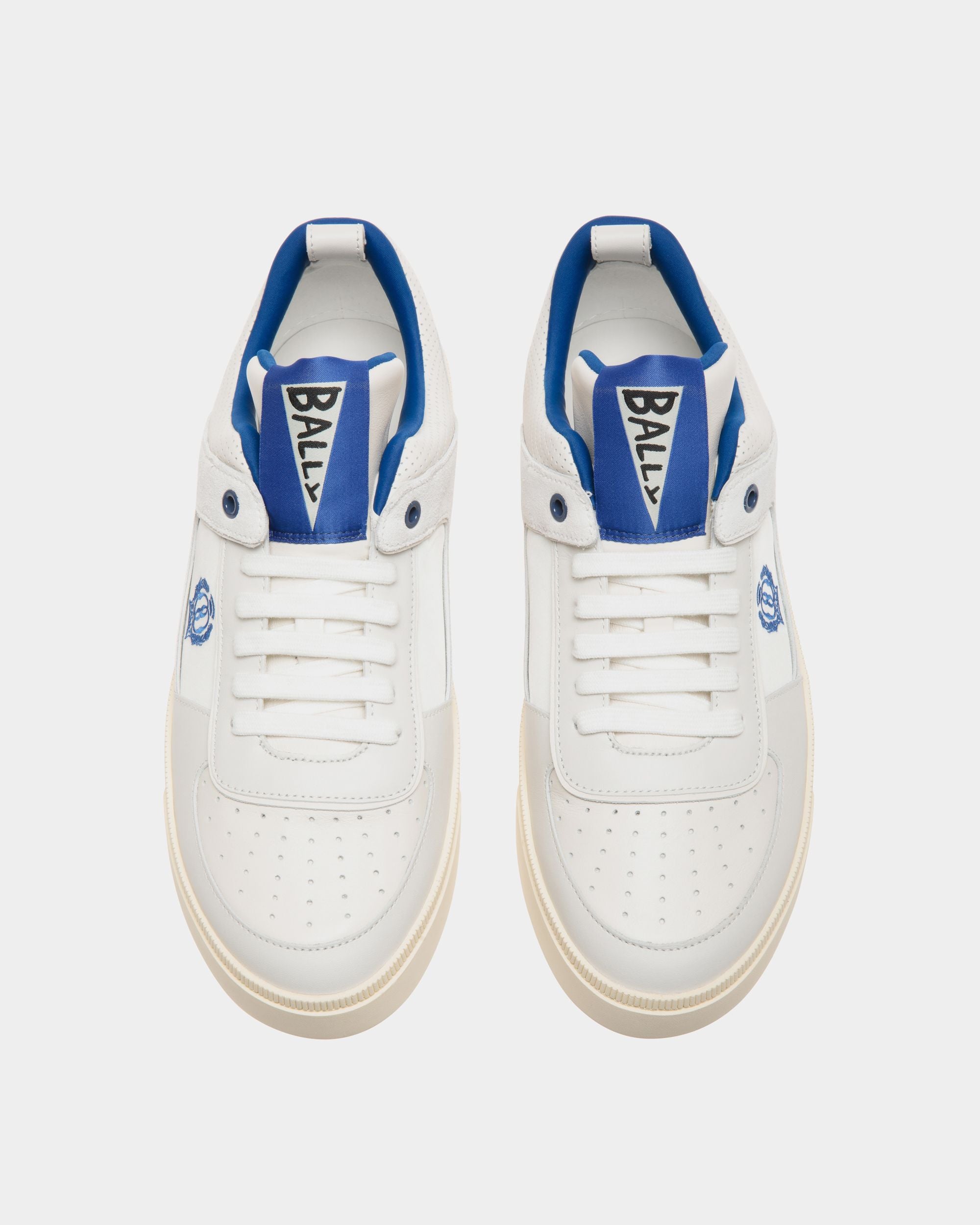 Raise Sneaker In White Leather - Homme - Bally - 04