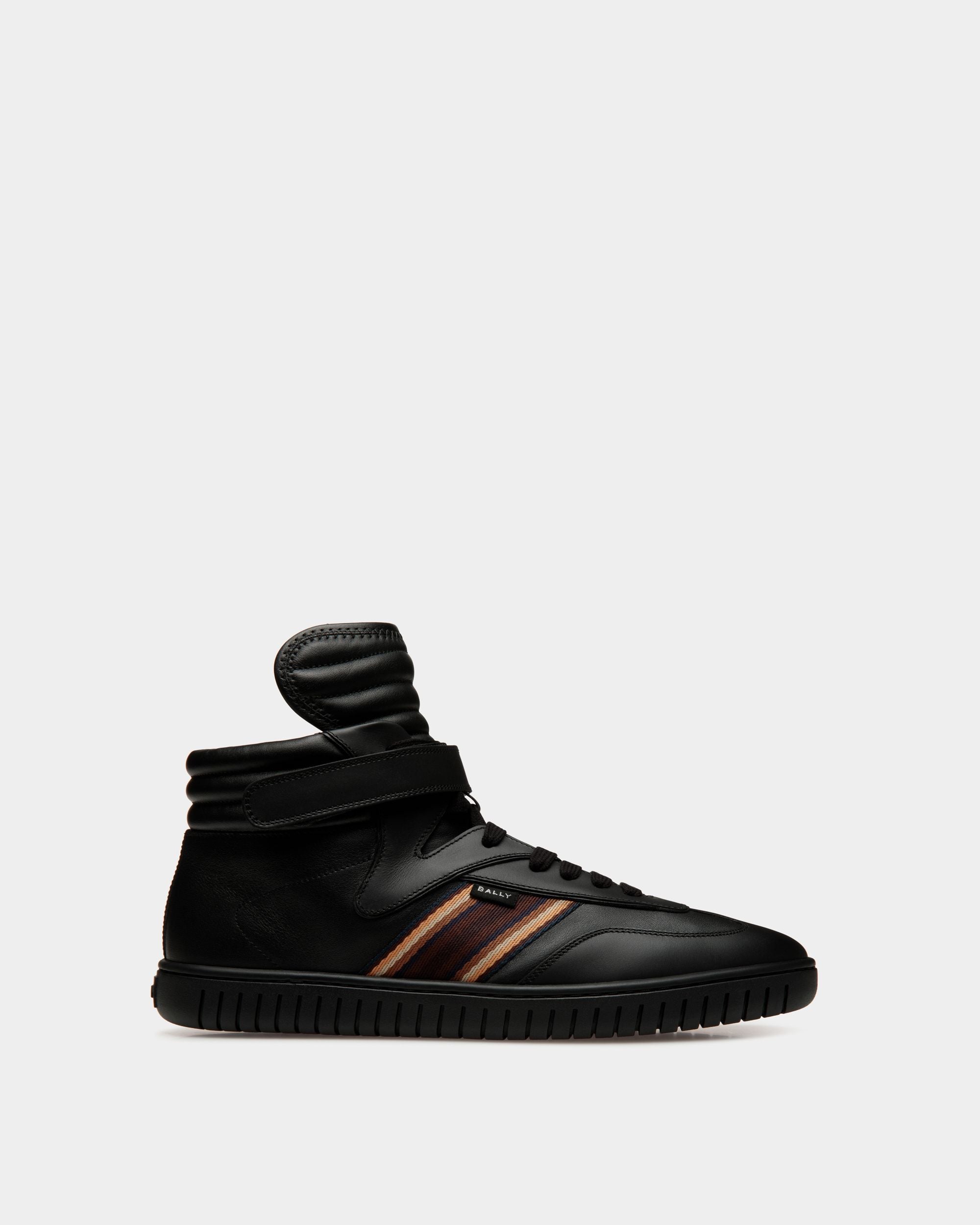 Player Sneaker In Black Leather - Homme - Bally - 01
