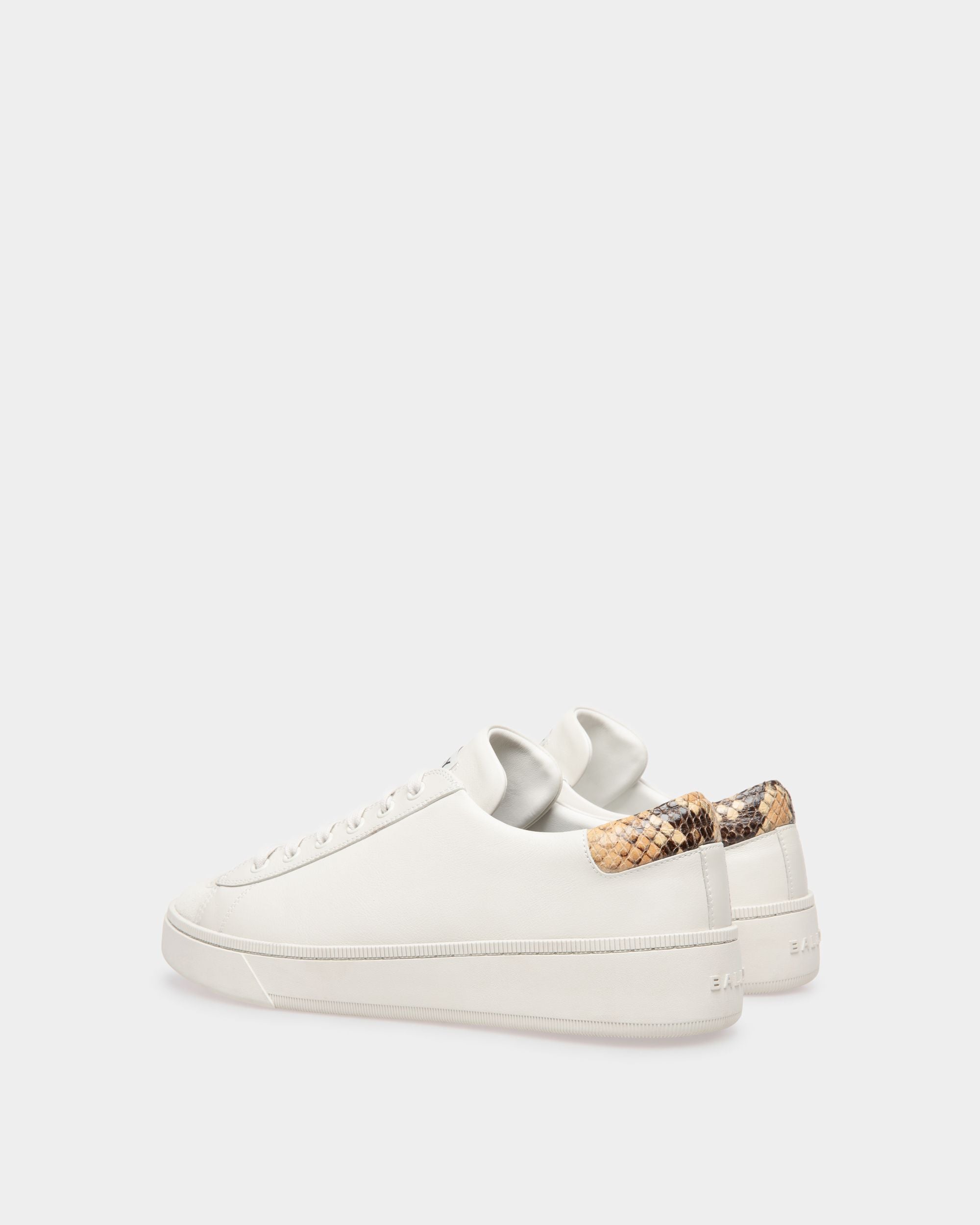 Sneakers Raise En cuir blanc poussière - Homme - Bally - 04