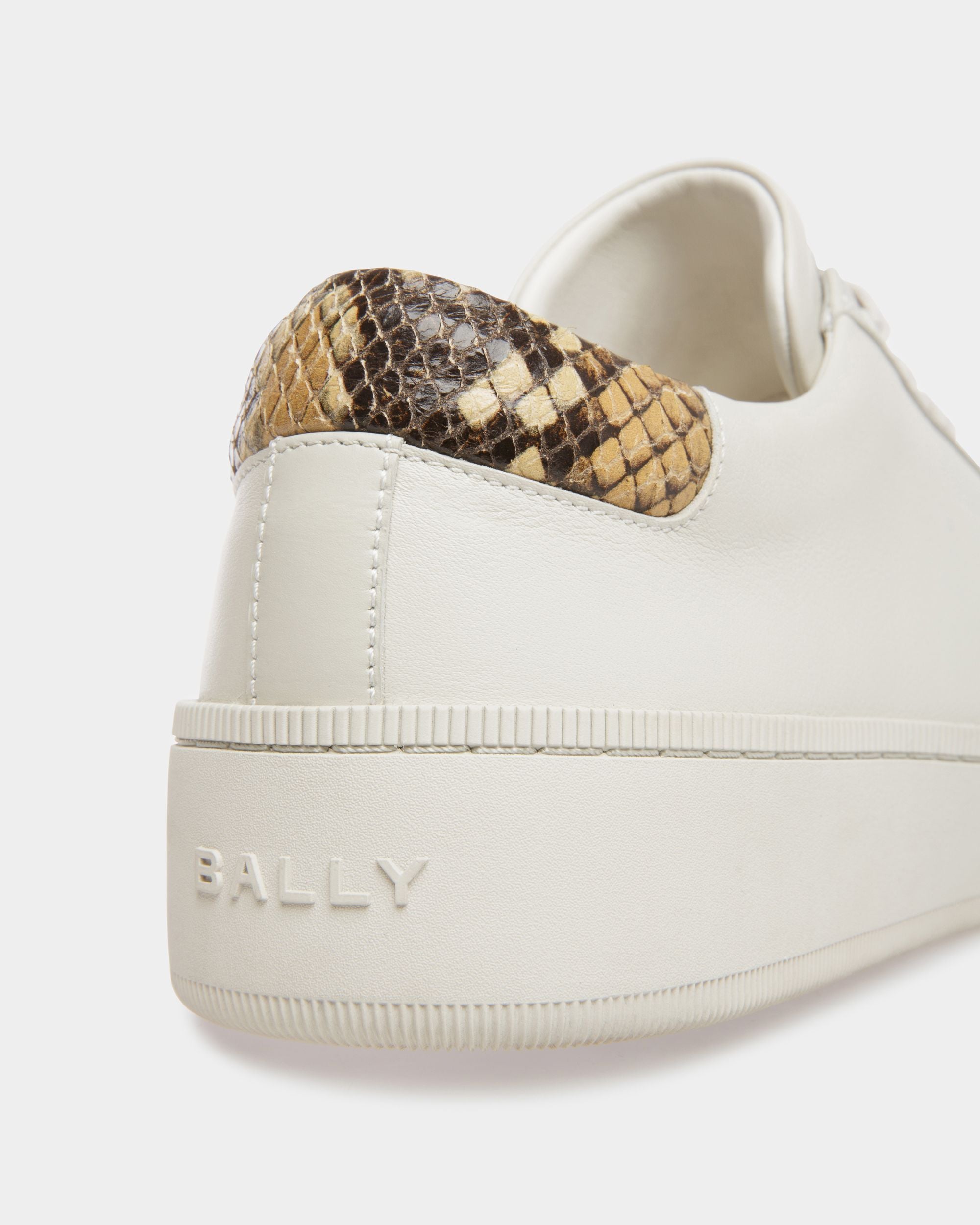 Sneakers Raise En cuir blanc poussière - Homme - Bally - 06
