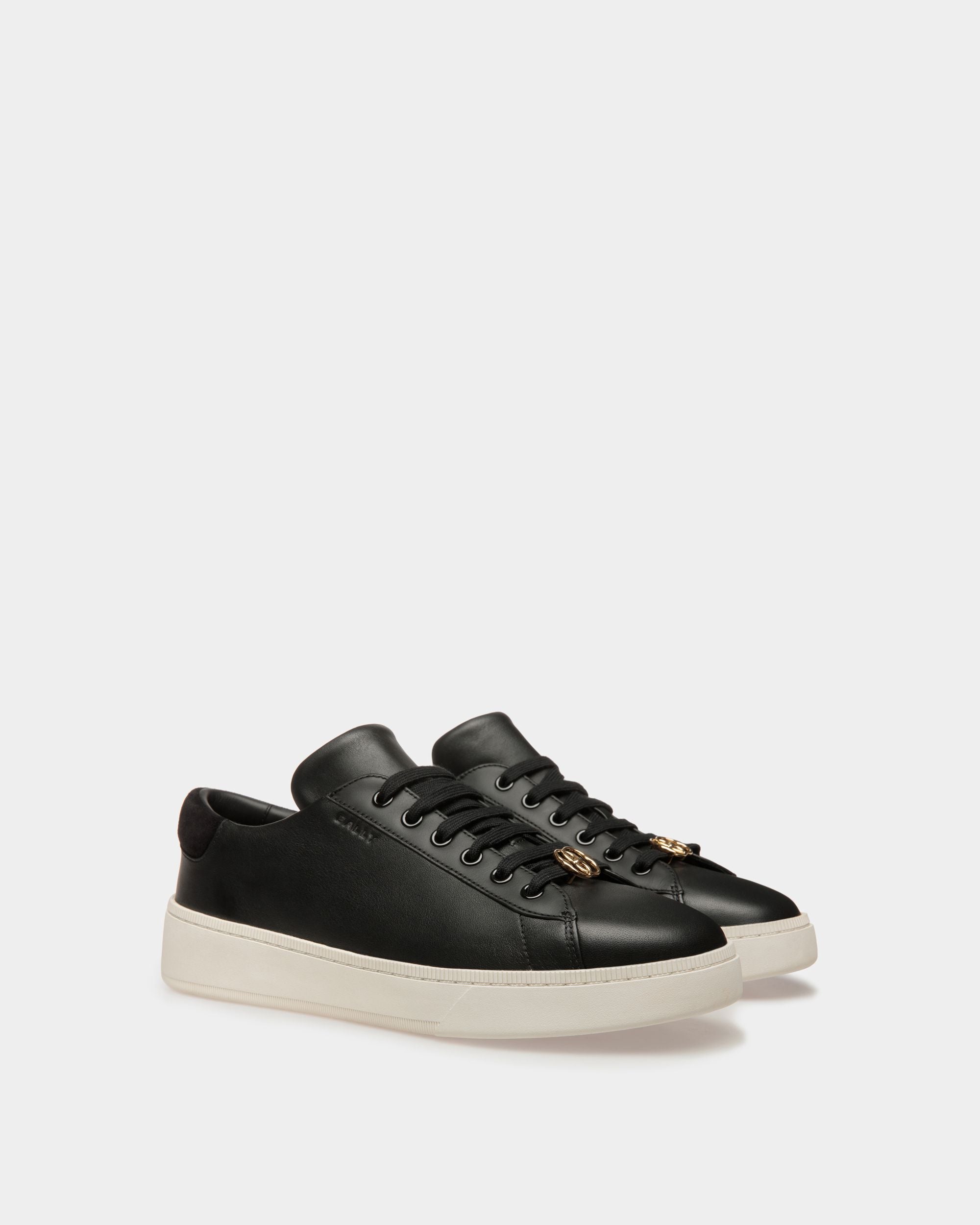 Sneakers Raise En cuir noir et blanc - Homme - Bally - 02