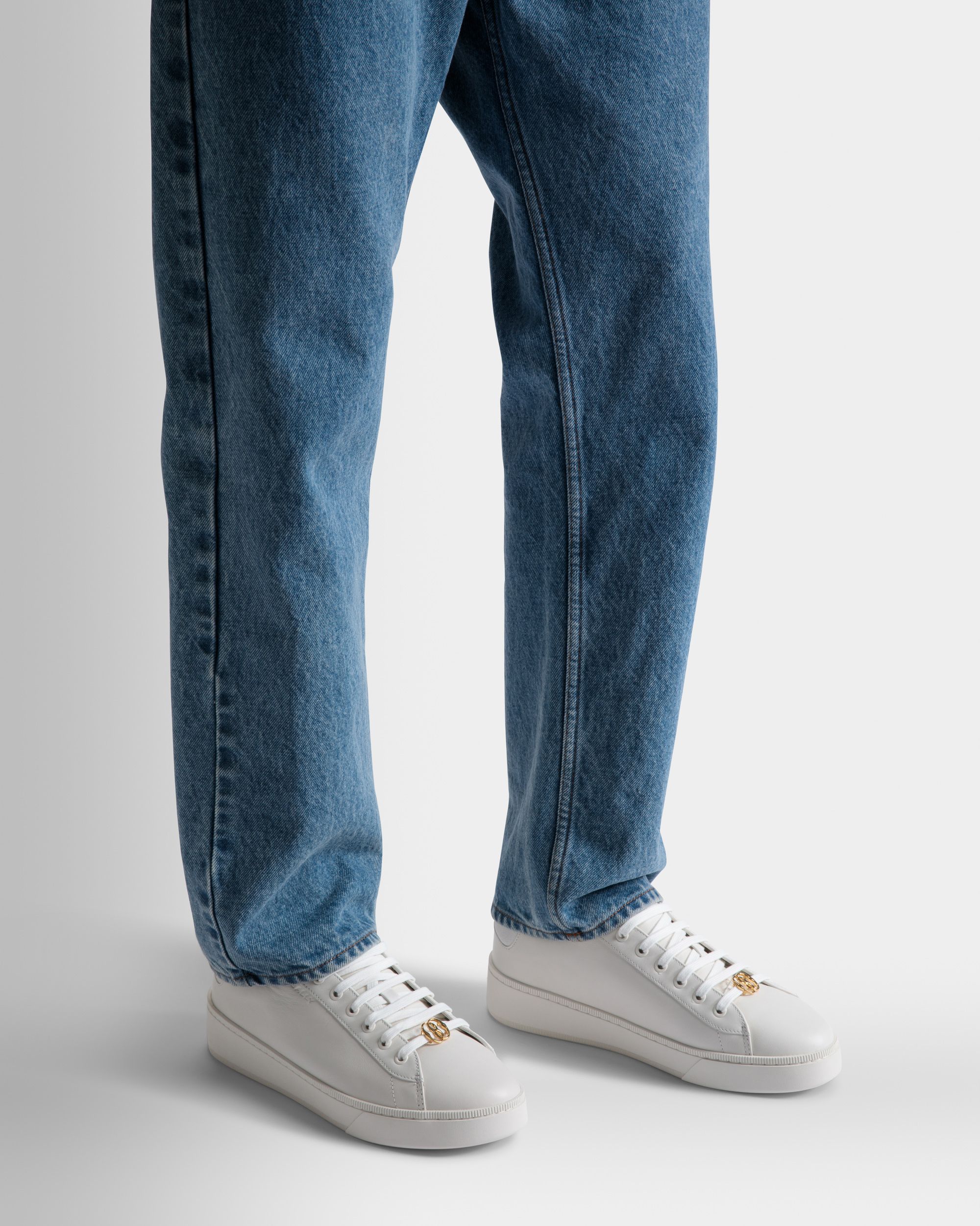 Sneakers Raise En cuir blanc - Homme - Bally - 02