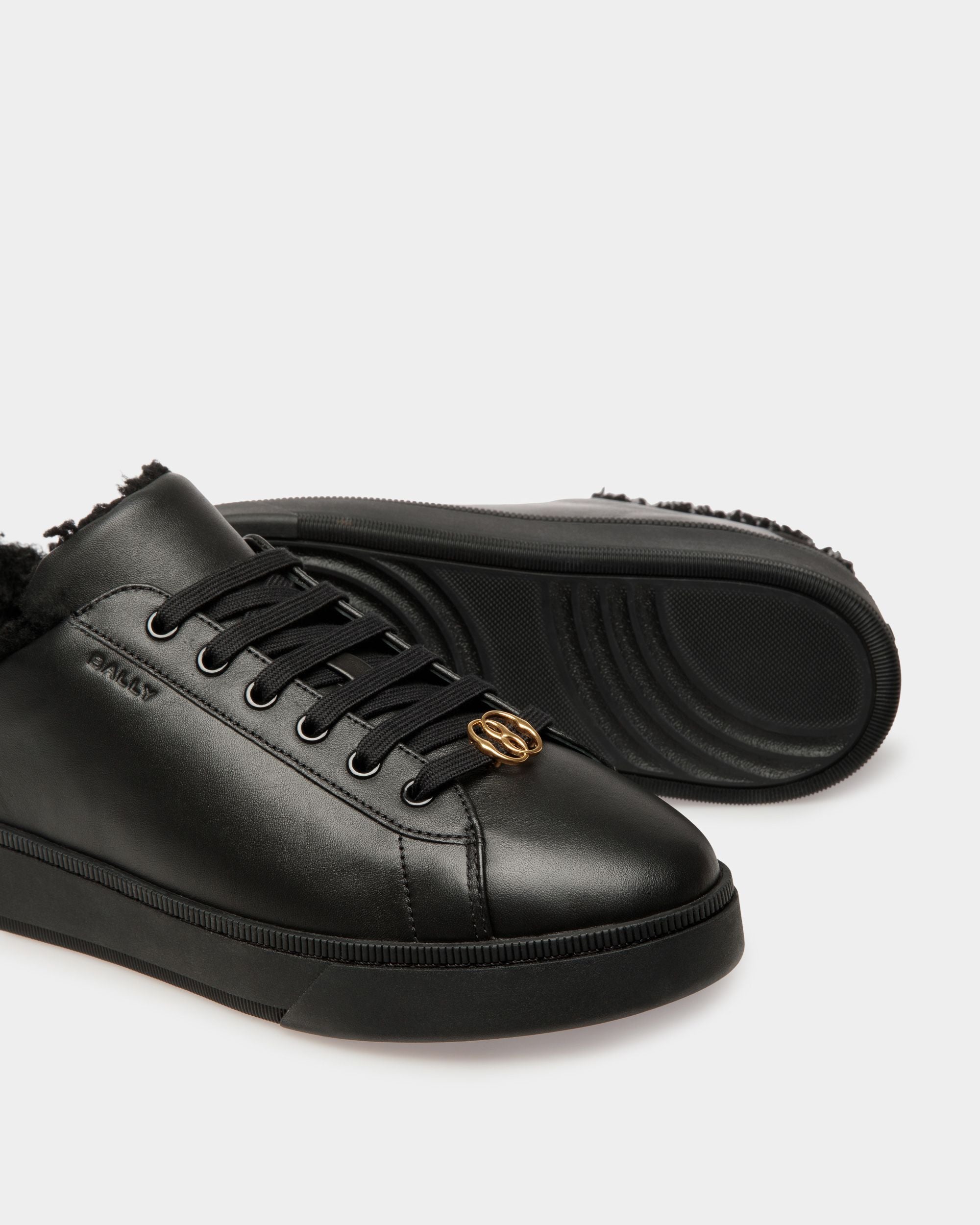 Ryver | Sneakers pour homme | Cuir noir | Bally | Still Life Détail