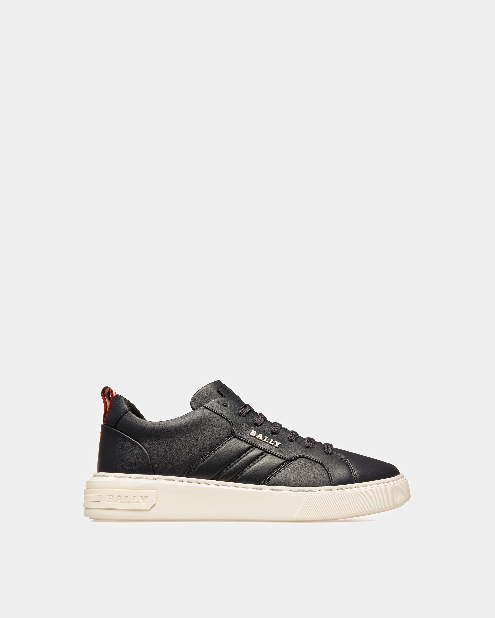 Maxim Sneakers En Cuir Bleu Marine - Homme - Bally - 01