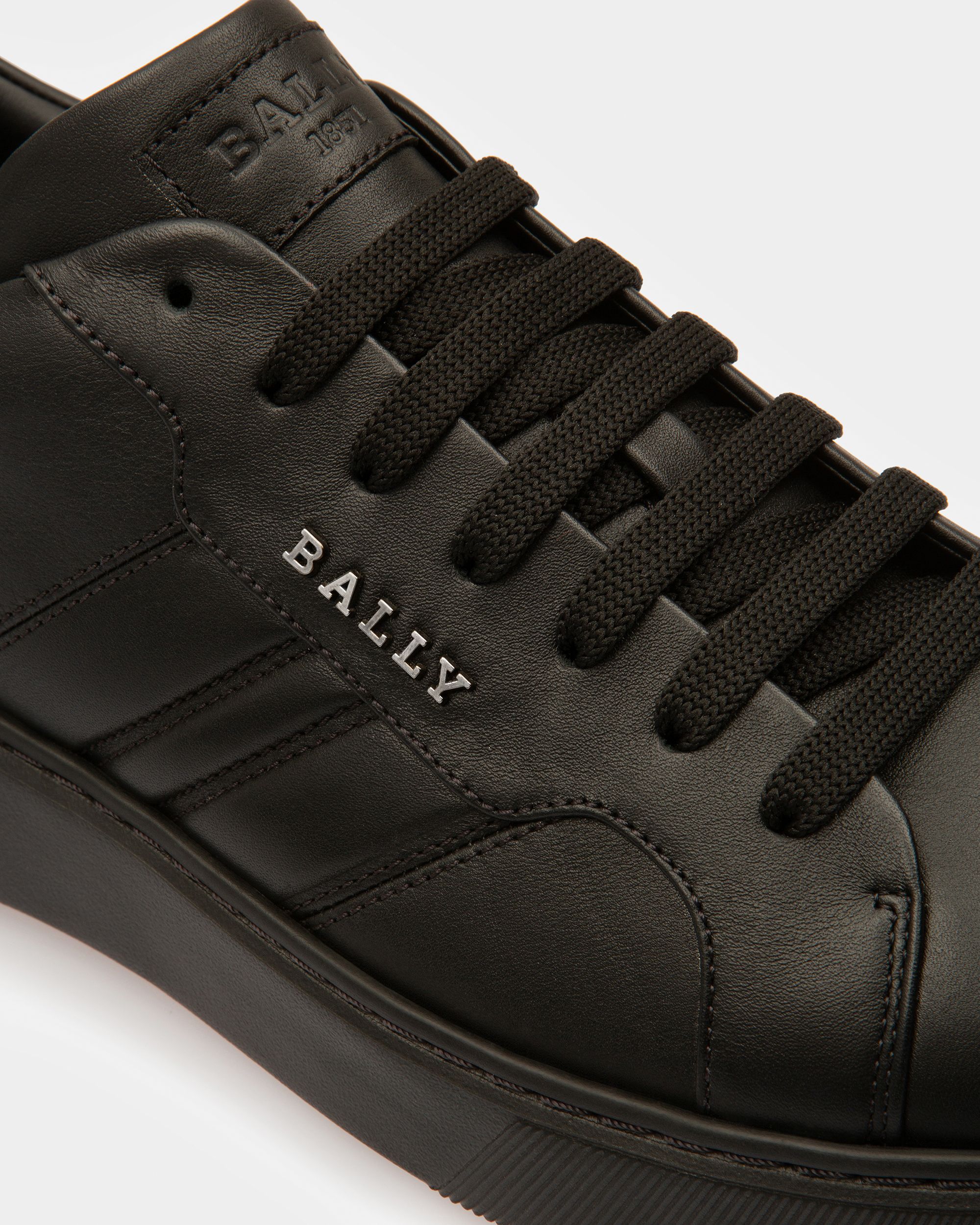 Maxim Sneakers En Cuir Noir - Homme - Bally - 04