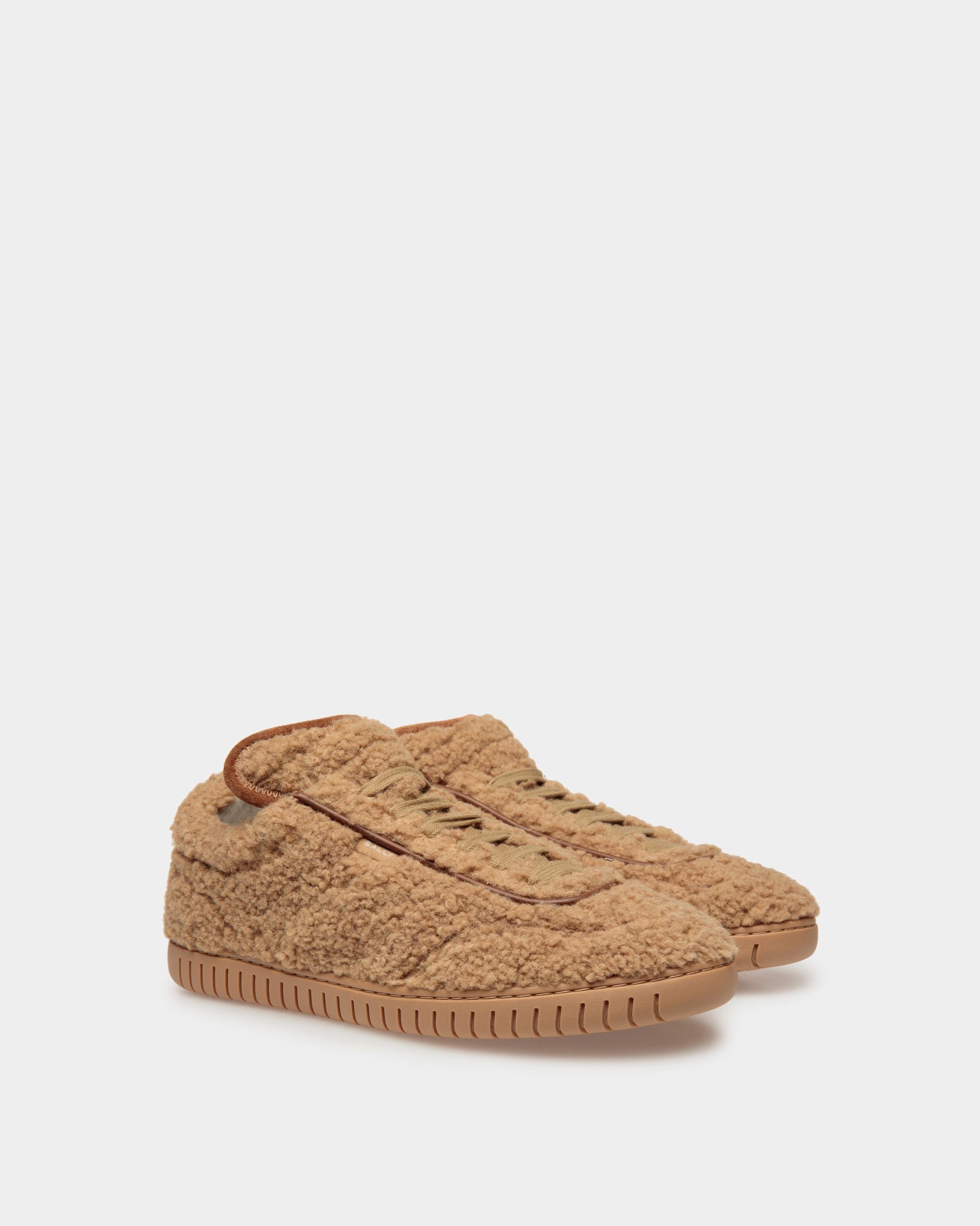 Sneakers Player En Fourrure Synthétique Marron - Homme - Bally - 02