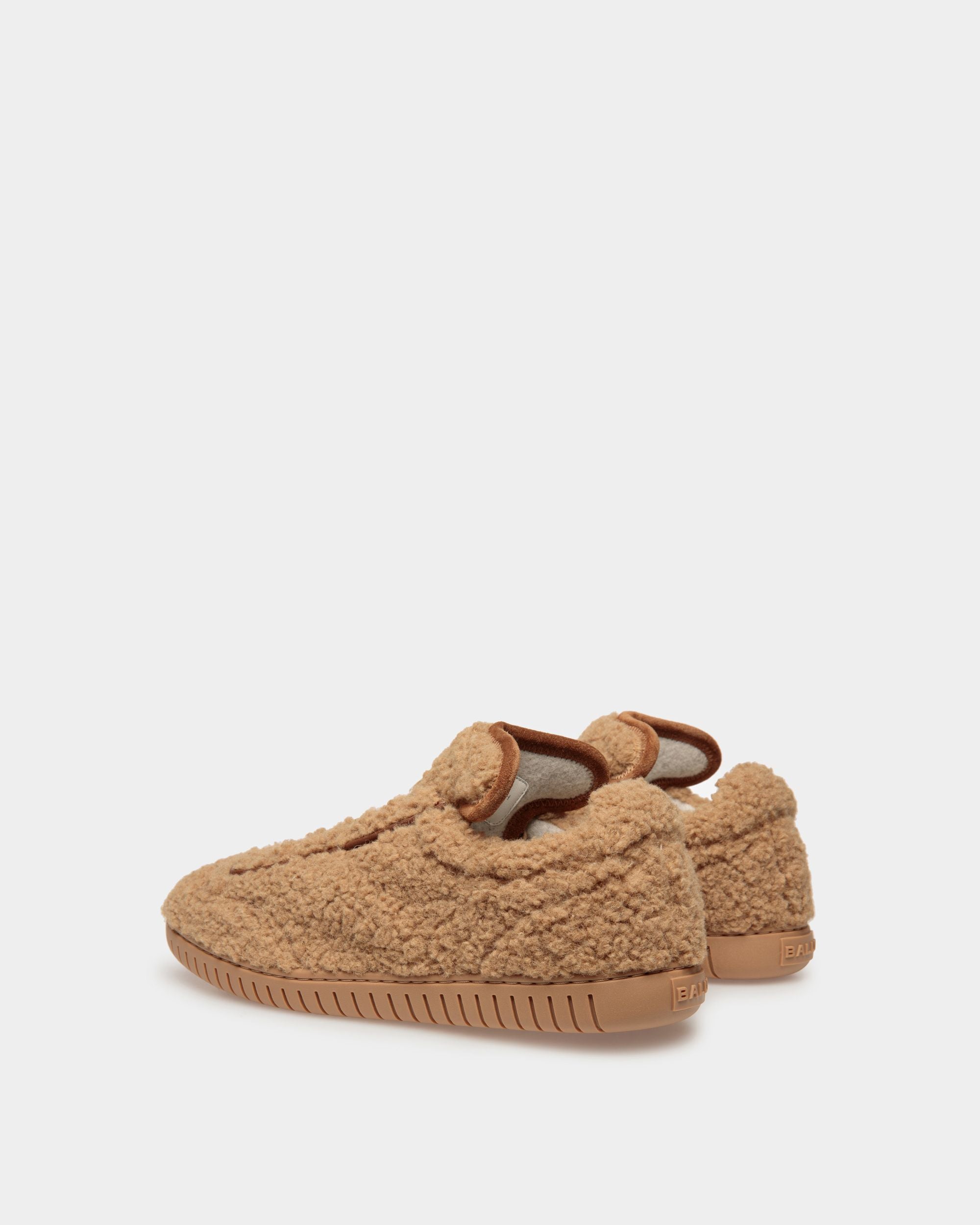 Sneakers Player En Fourrure Synthétique Marron - Homme - Bally - 03